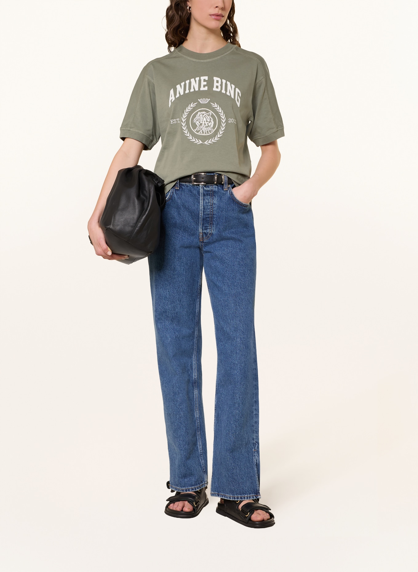 ANINE BING T-shirt JAYLIN: KAKI