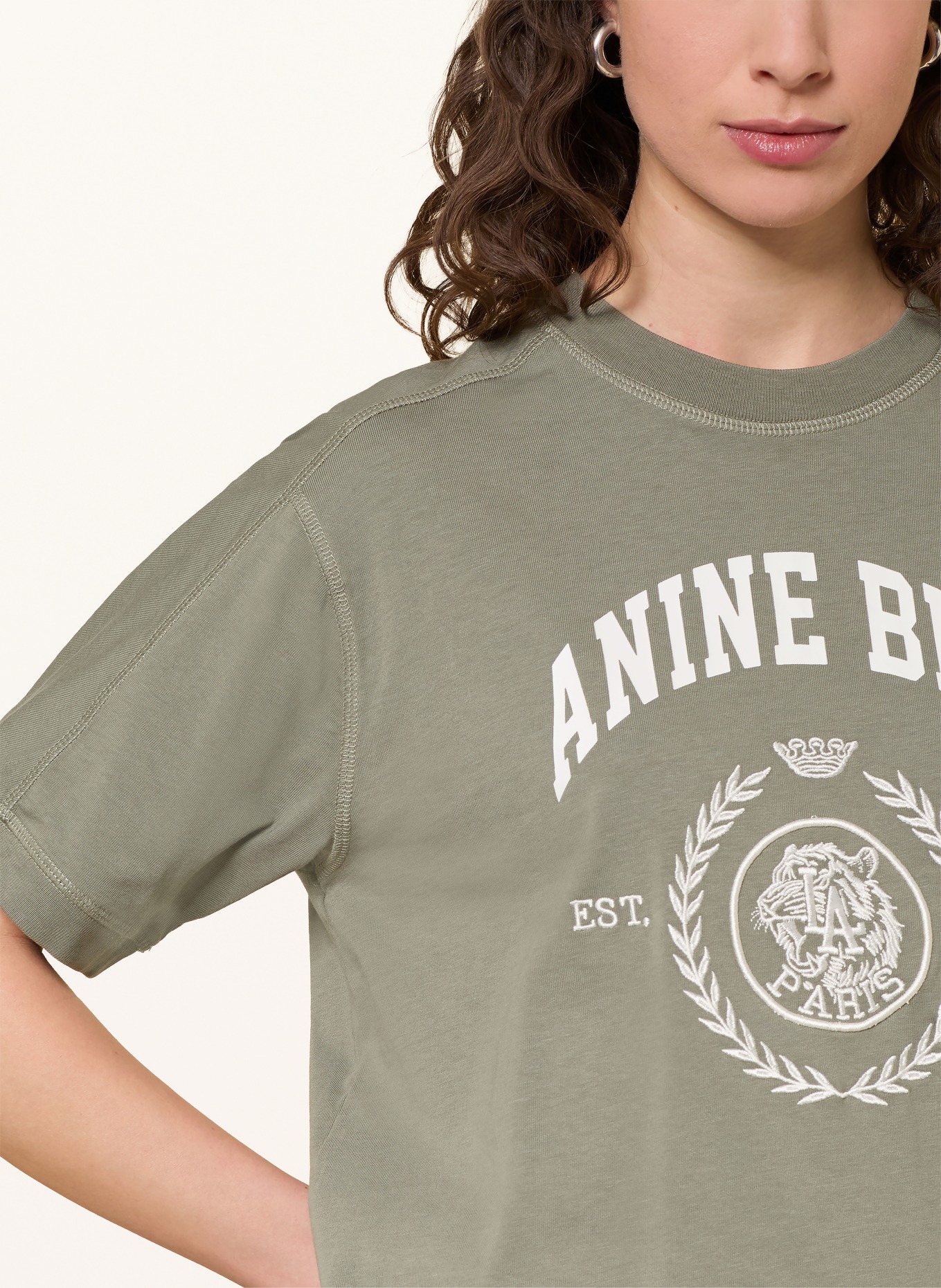 ANINE BING T-shirt JAYLIN: KAKI