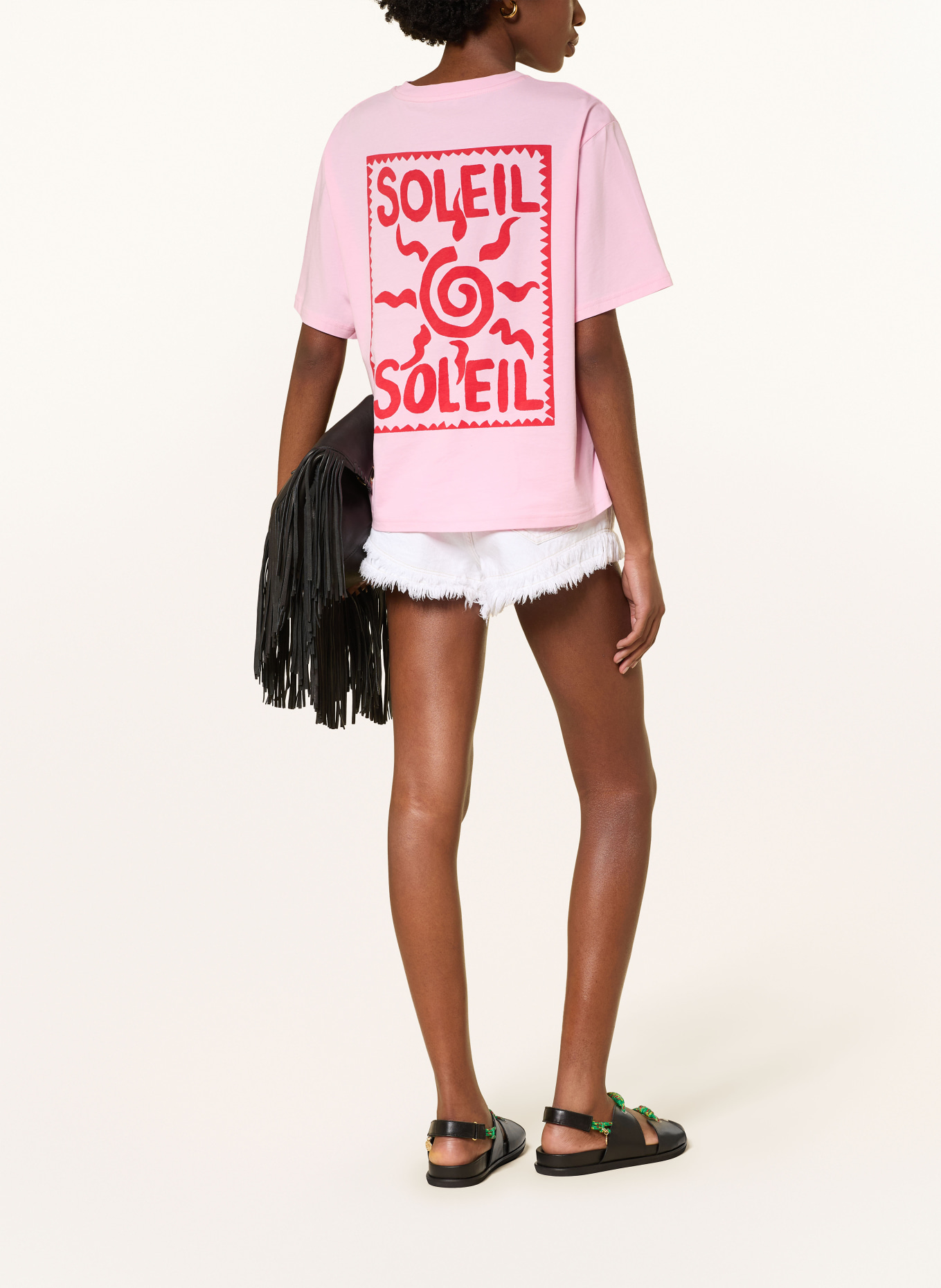 MRS & HUGS T-shirt: ROSE / ROUGE