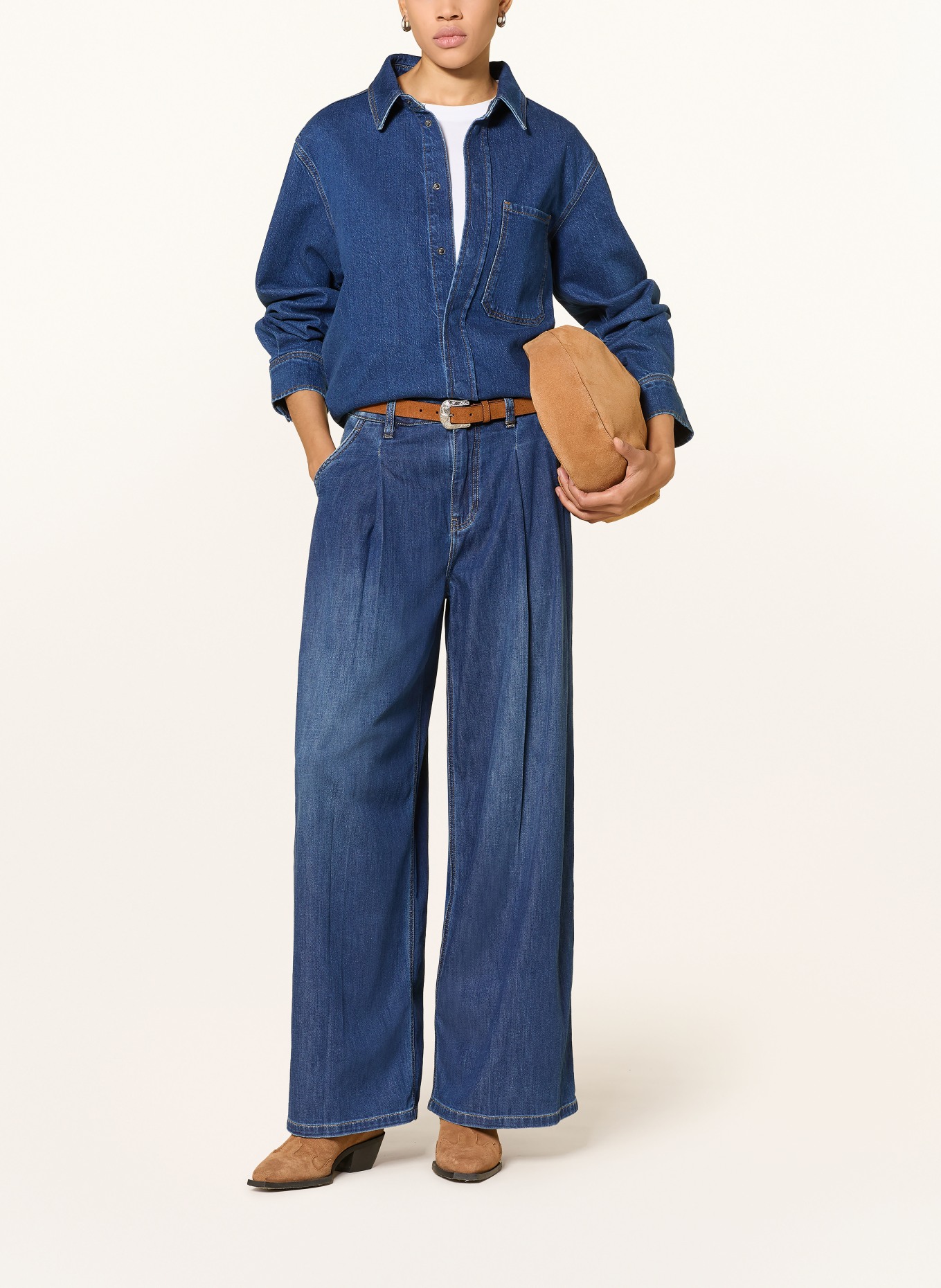 ELIAS RUMELIS Wide-Leg Jeans KANA: 1443 morning blue