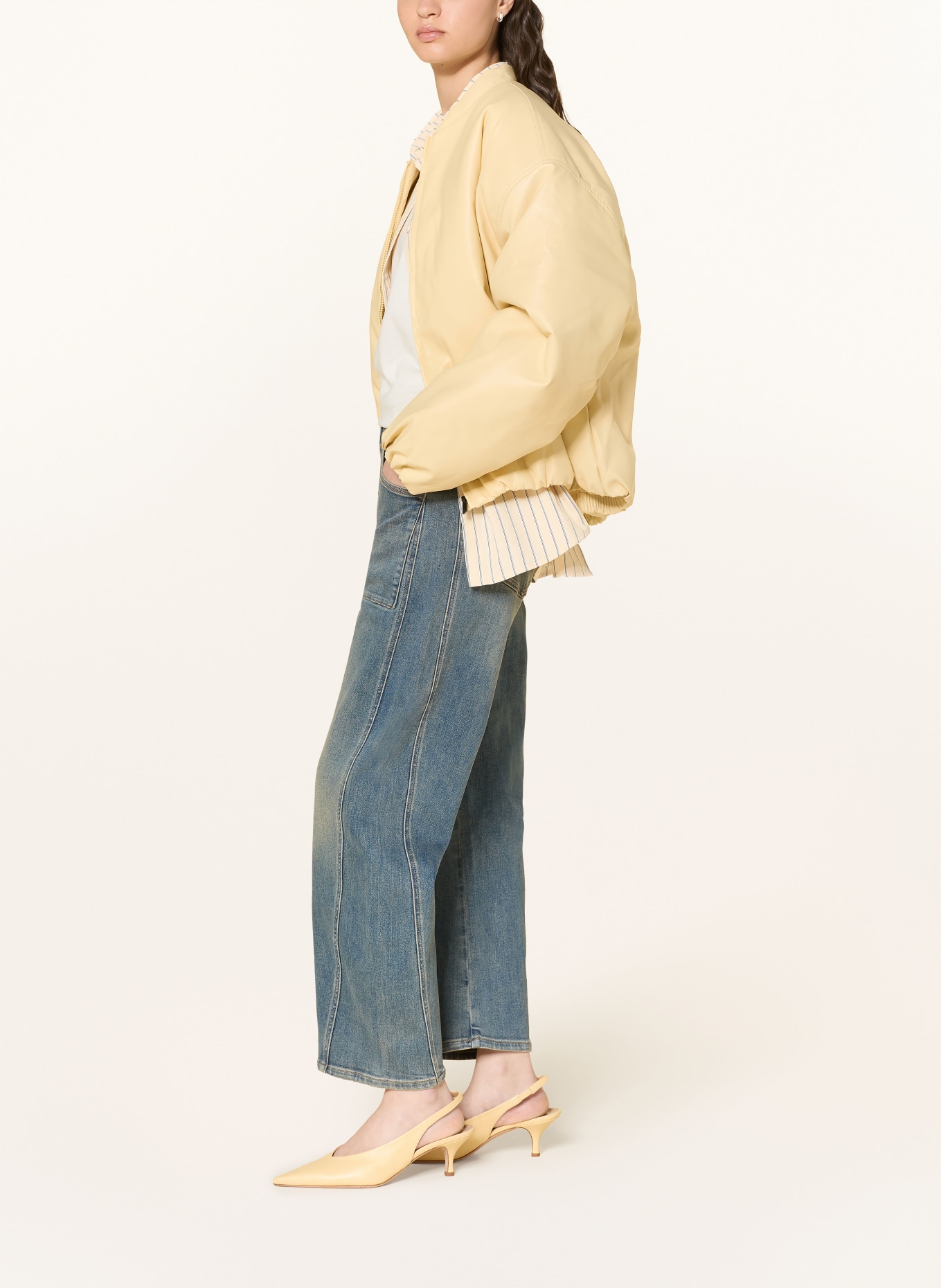 ELIAS RUMELIS Dżinsy z szerokimi nogawkami ISABELLA: 1342 dirty water blue