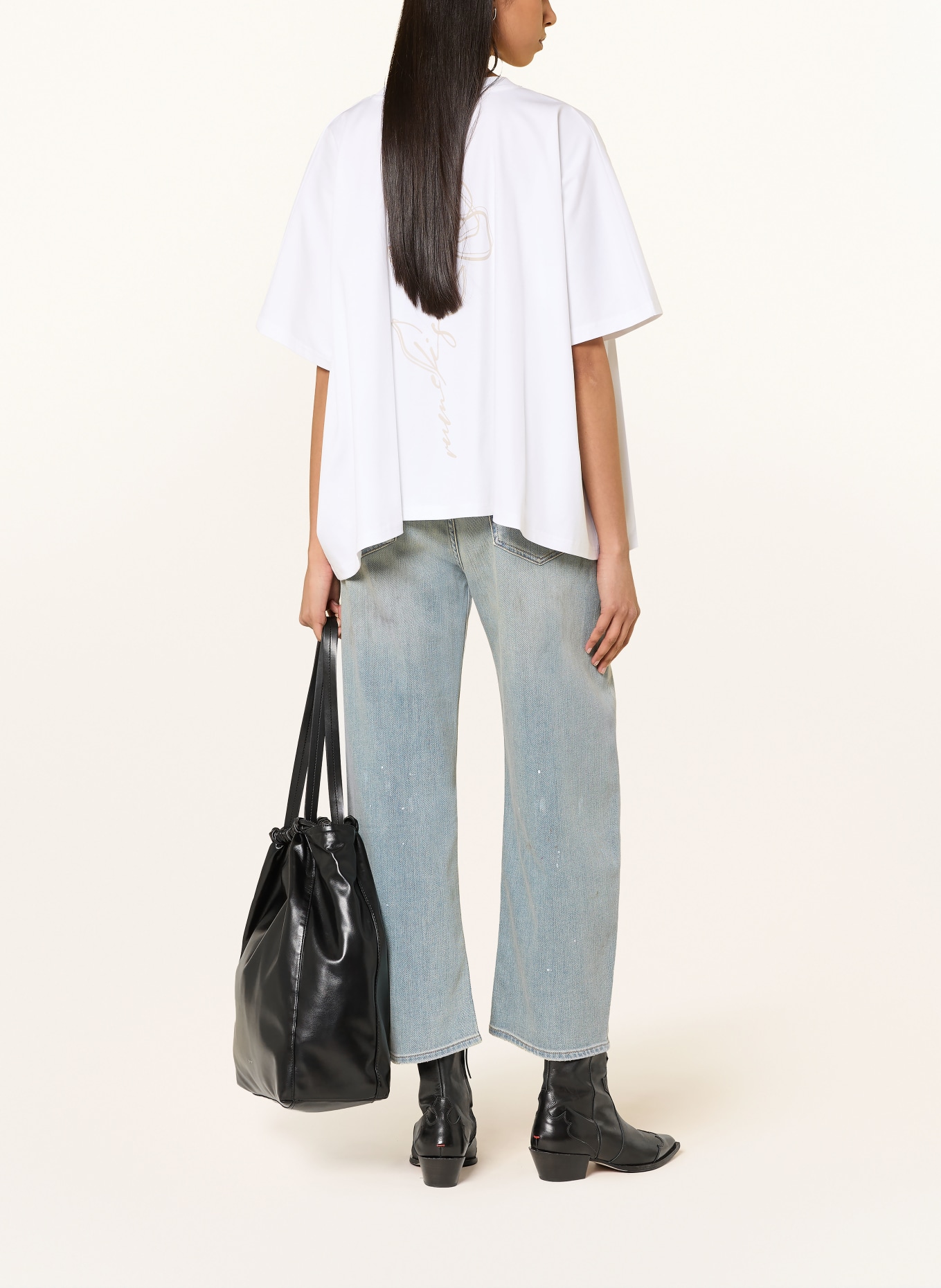 ELIAS RUMELIS YOANA Barrel Jeans: 1465 construction blue