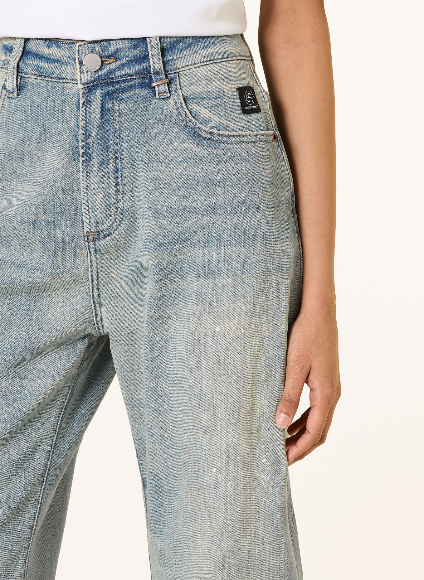 ELIAS RUMELIS YOANA Barrel Jeans: 1465 construction blue