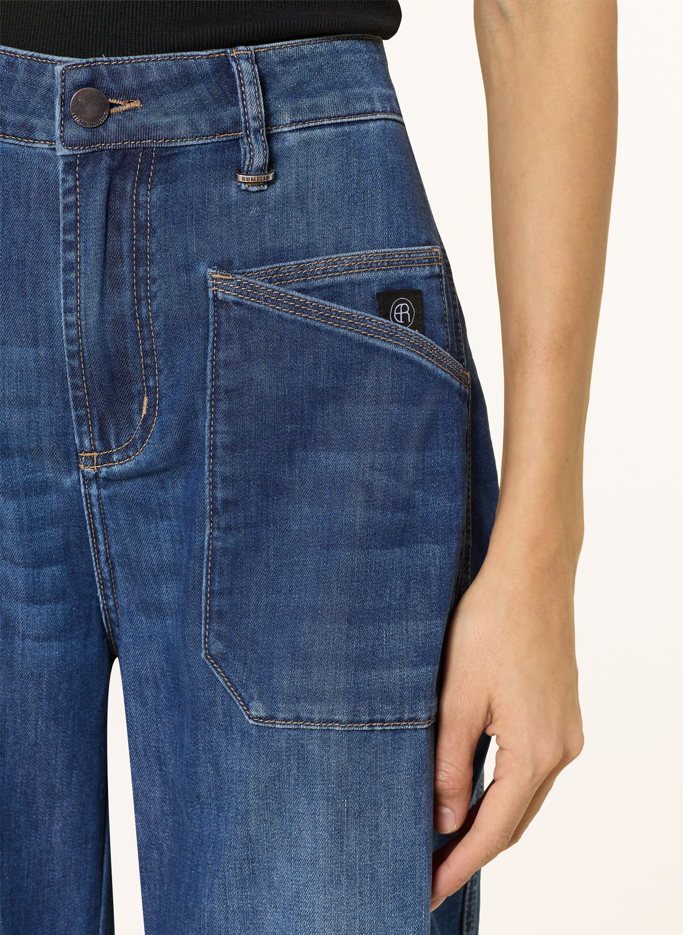 ELIAS RUMELIS Dżinsy z szerokimi nogawkami ISABELLA: 1443 morning blue