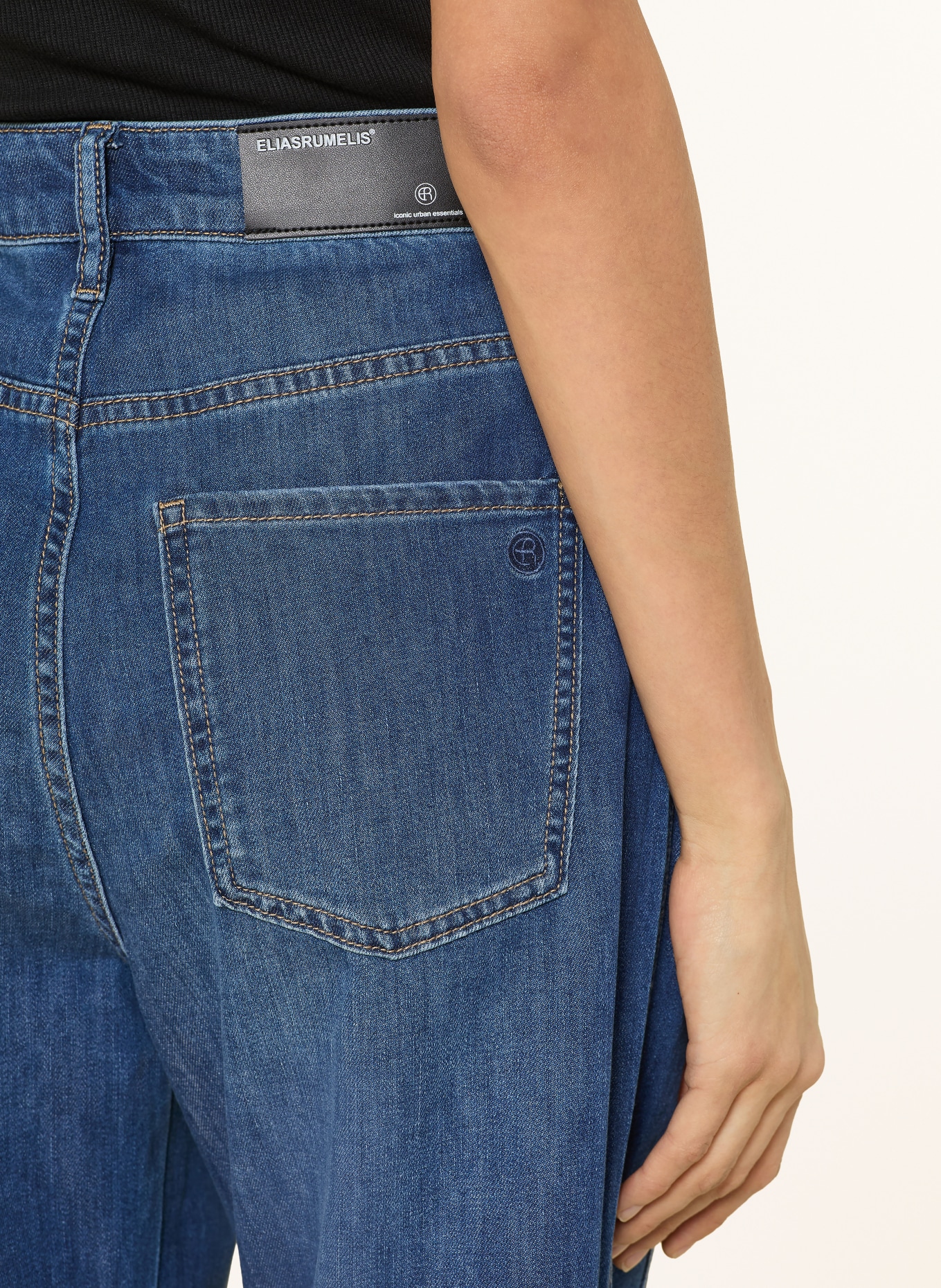 ELIAS RUMELIS Dżinsy z szerokimi nogawkami ISABELLA: 1443 morning blue