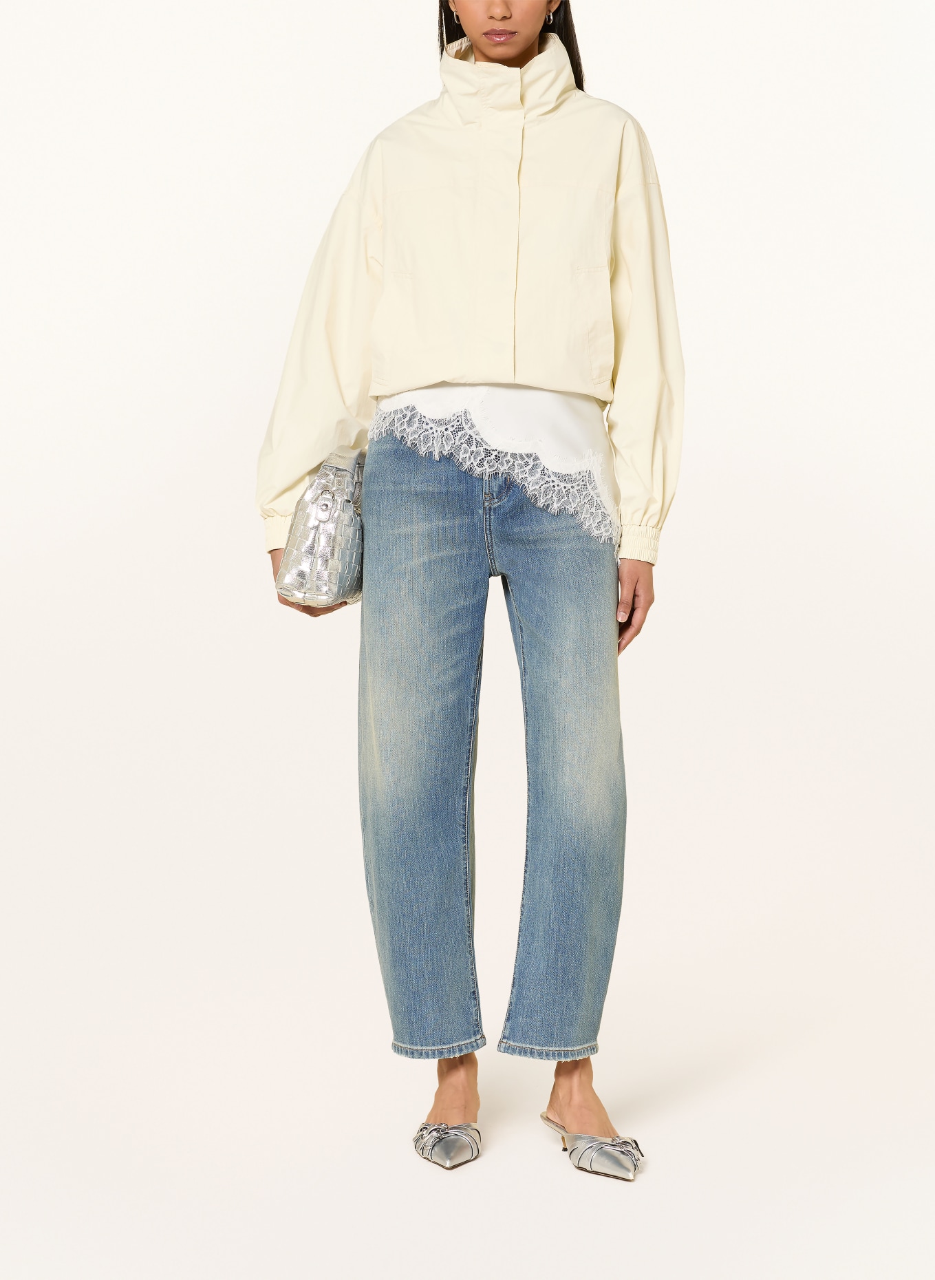 ELIAS RUMELIS DARCEY Barrel Jeans: 1562 peaty blue