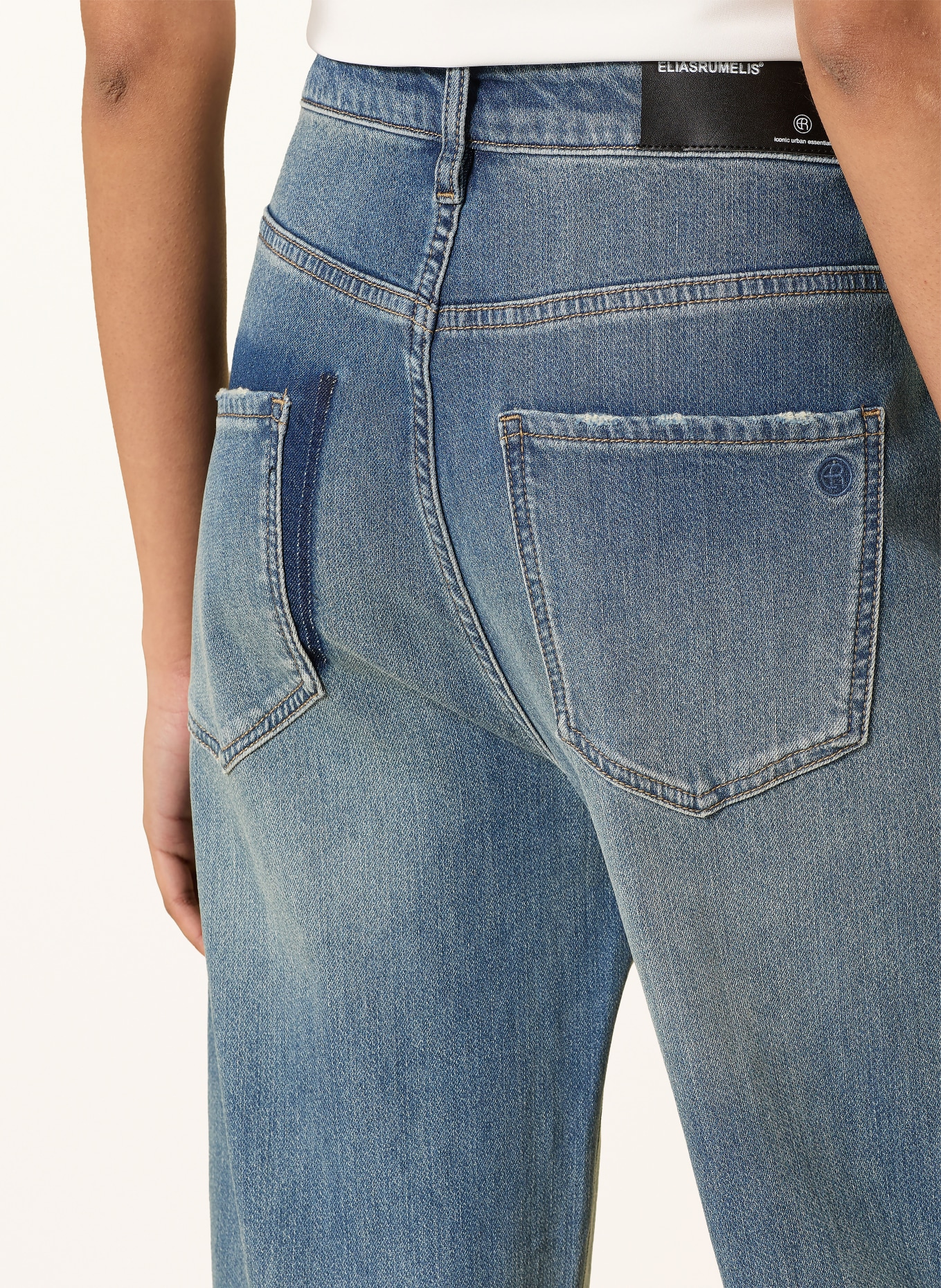 ELIAS RUMELIS DARCEY Barrel Jeans: 1562 peaty blue