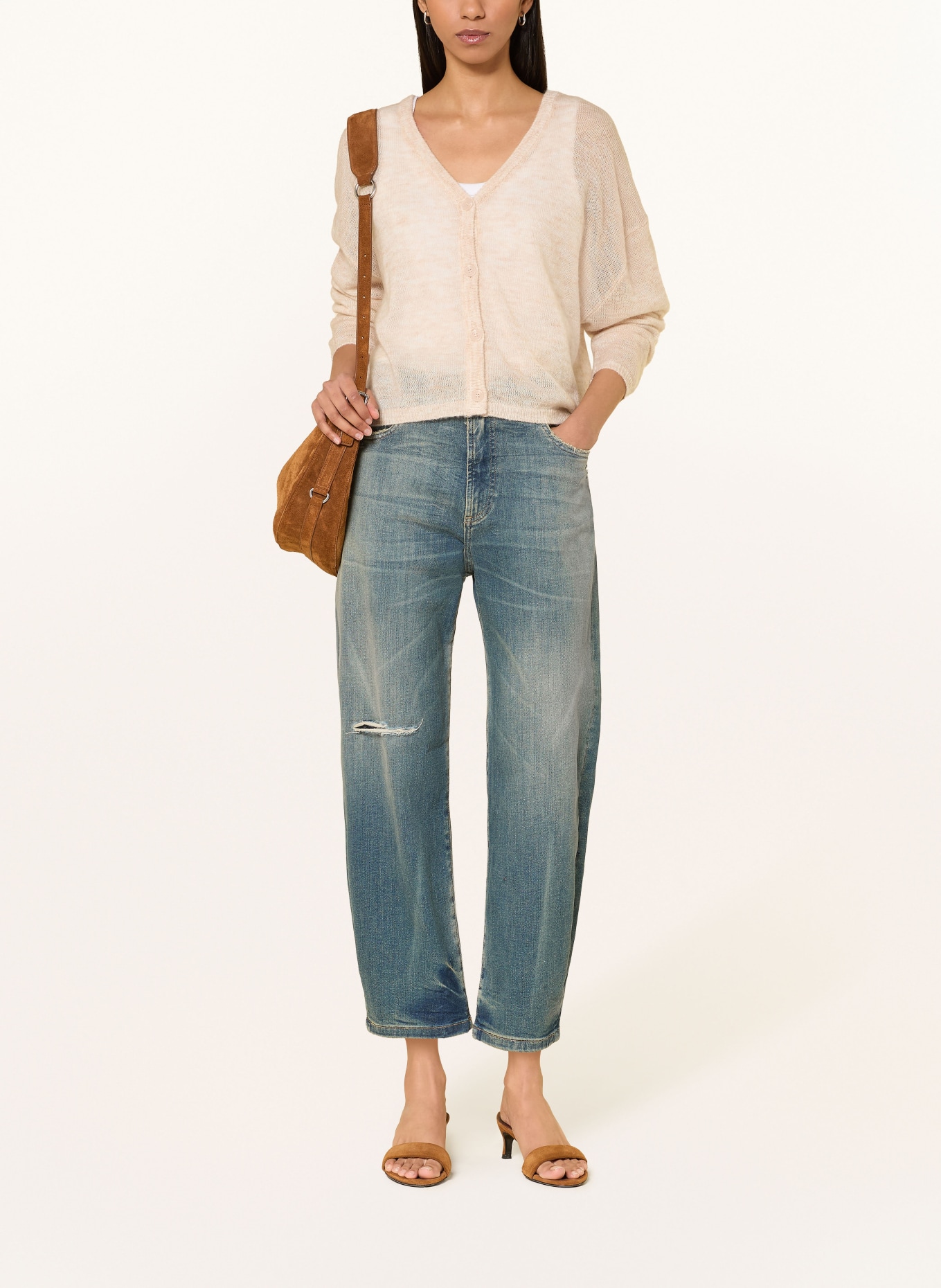 ELIAS RUMELIS Dżinsy z rozszerzanymi nogawkami YOANA: 1473 phantom blue