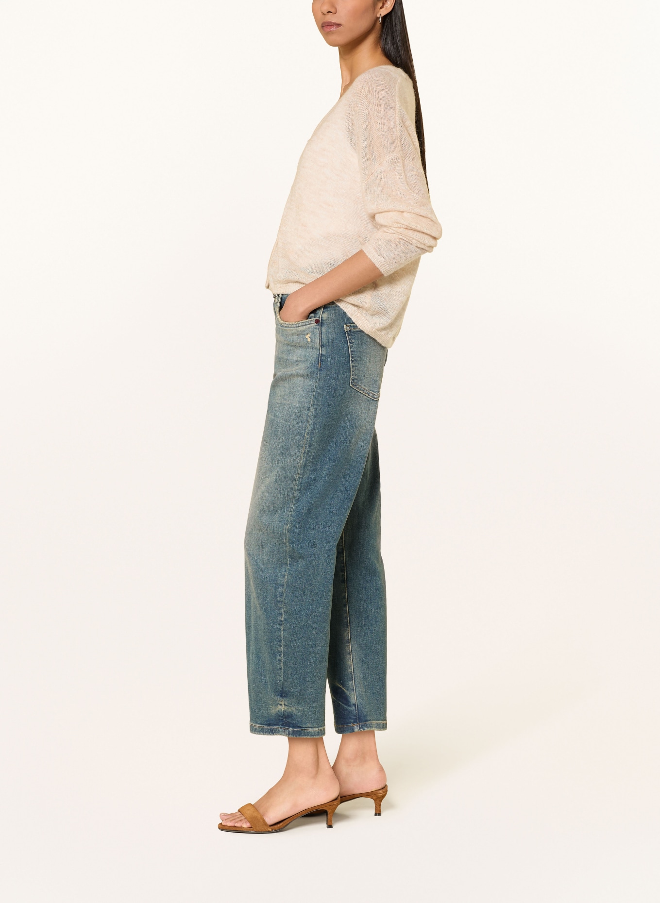 ELIAS RUMELIS Dżinsy z rozszerzanymi nogawkami YOANA: 1473 phantom blue