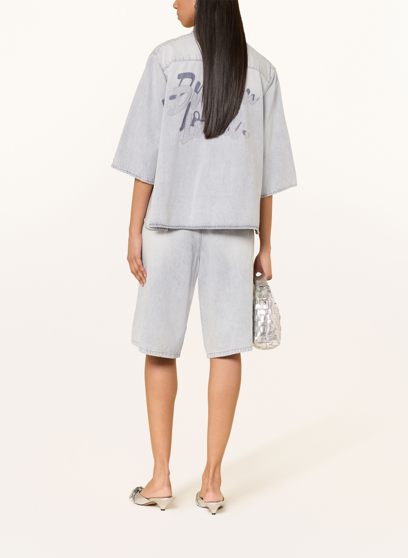 ELIAS RUMELIS KATALEA Shirt with 3/4-length sleeves: LIGHT BLUE
