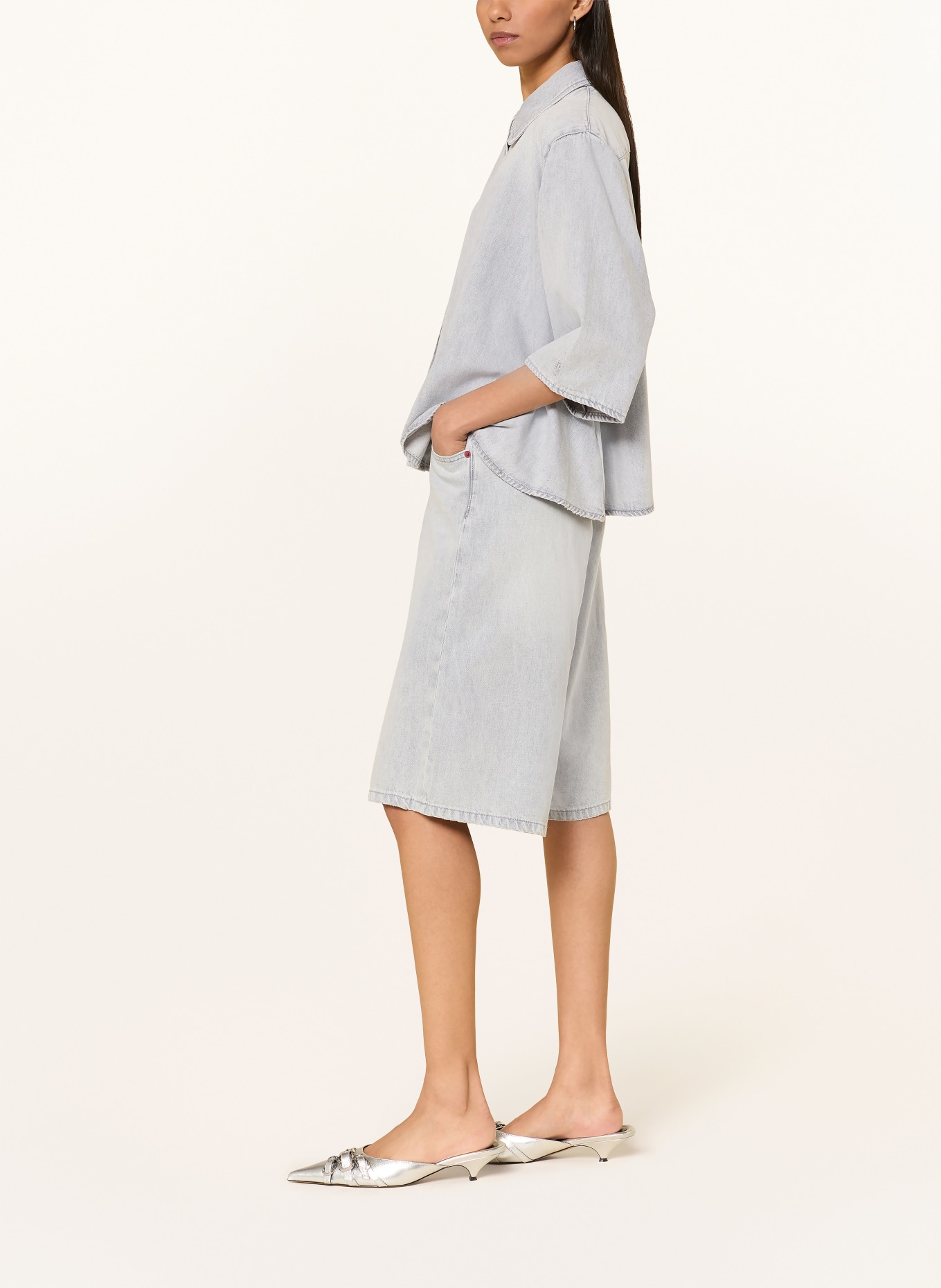 ELIAS RUMELIS Jeans-Bermudas JUDY: 1130 marble grey
