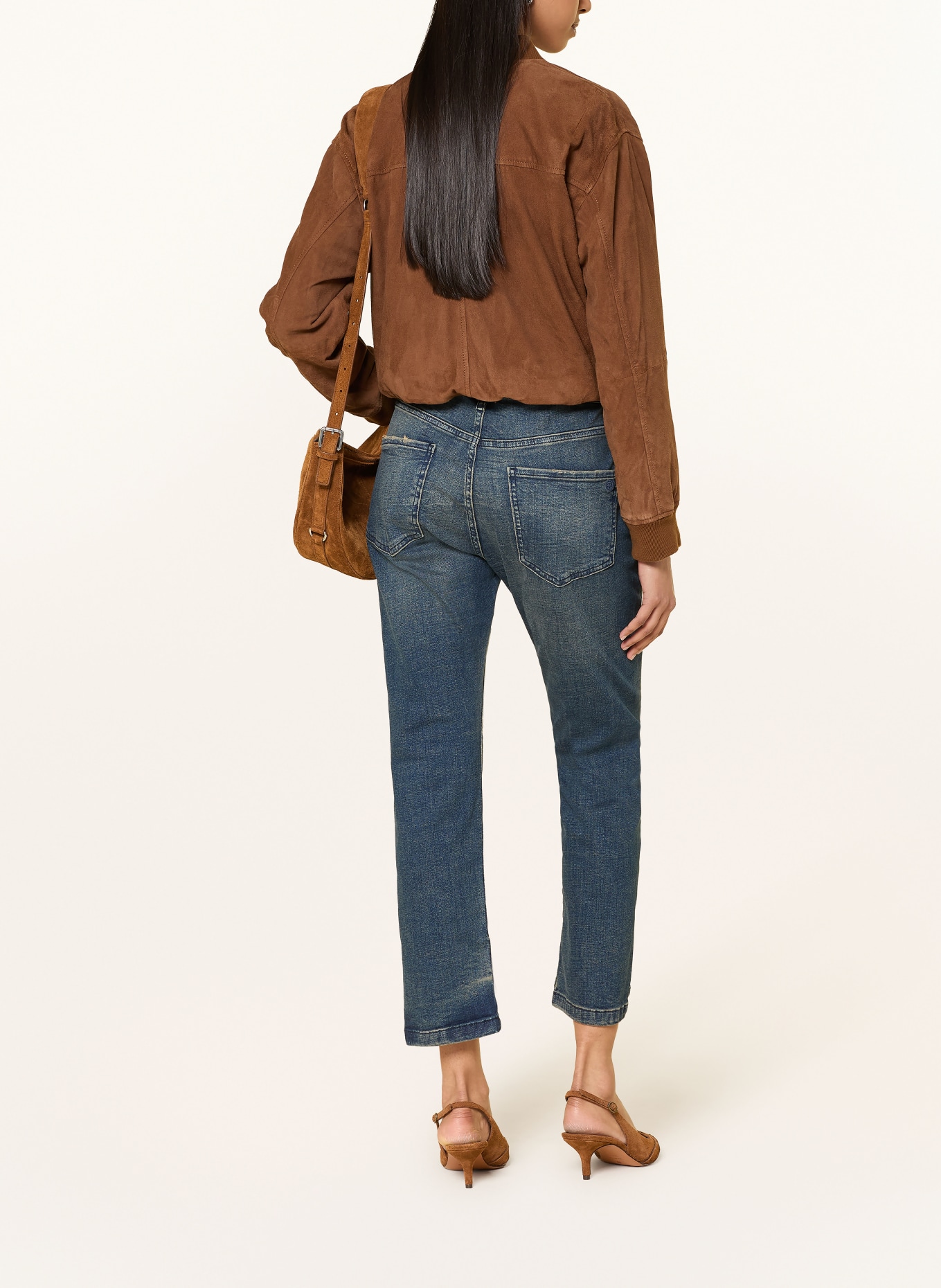 ELIAS RUMELIS Dżinsy z przetarciami LEONA: 1277 insane blue