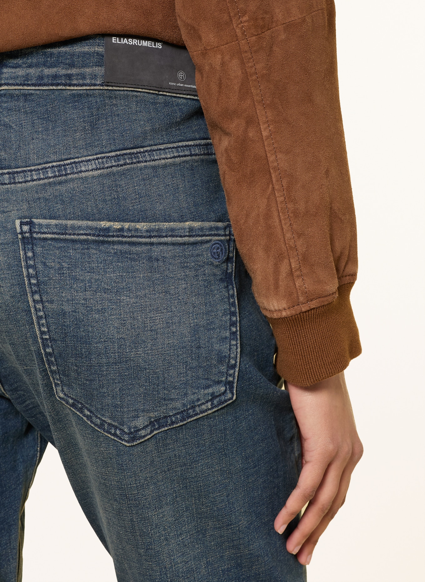 ELIAS RUMELIS Dżinsy z przetarciami LEONA: 1277 insane blue