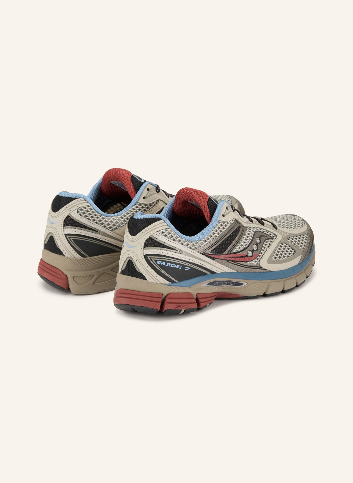 saucony Sneake PROGRID GUIDE 7: GRAU / HELLGRAU / SCHWARZ