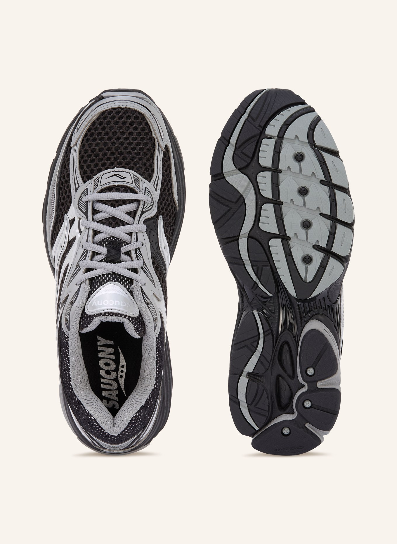 saucony Buty sportowe PROGRID OMNI 9: CZARNY / SREBRNY / SZARY