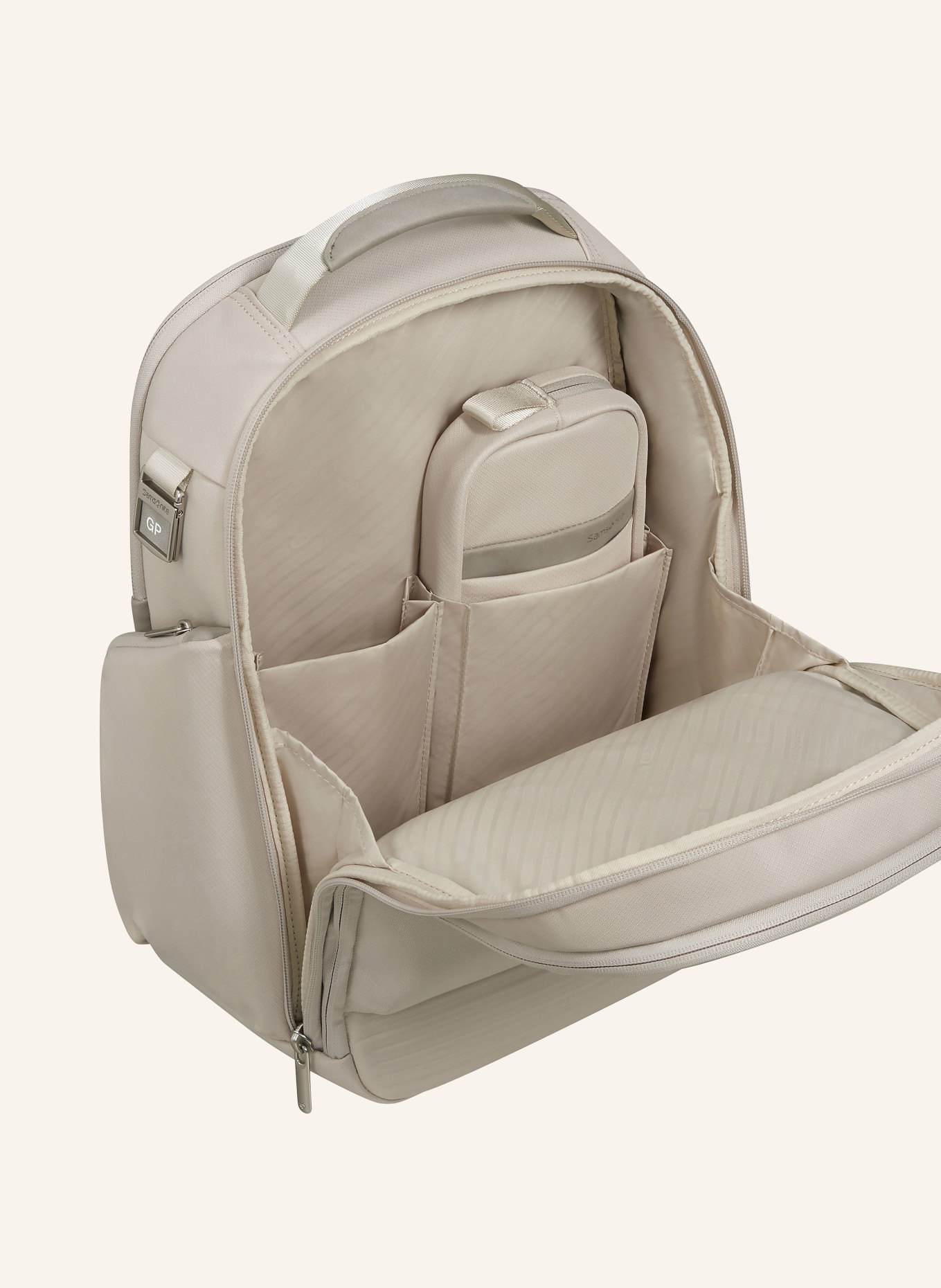 Samsonite Rucksack EVERYDAY: HELLGRAU / SILBER / DUNKELGRAU