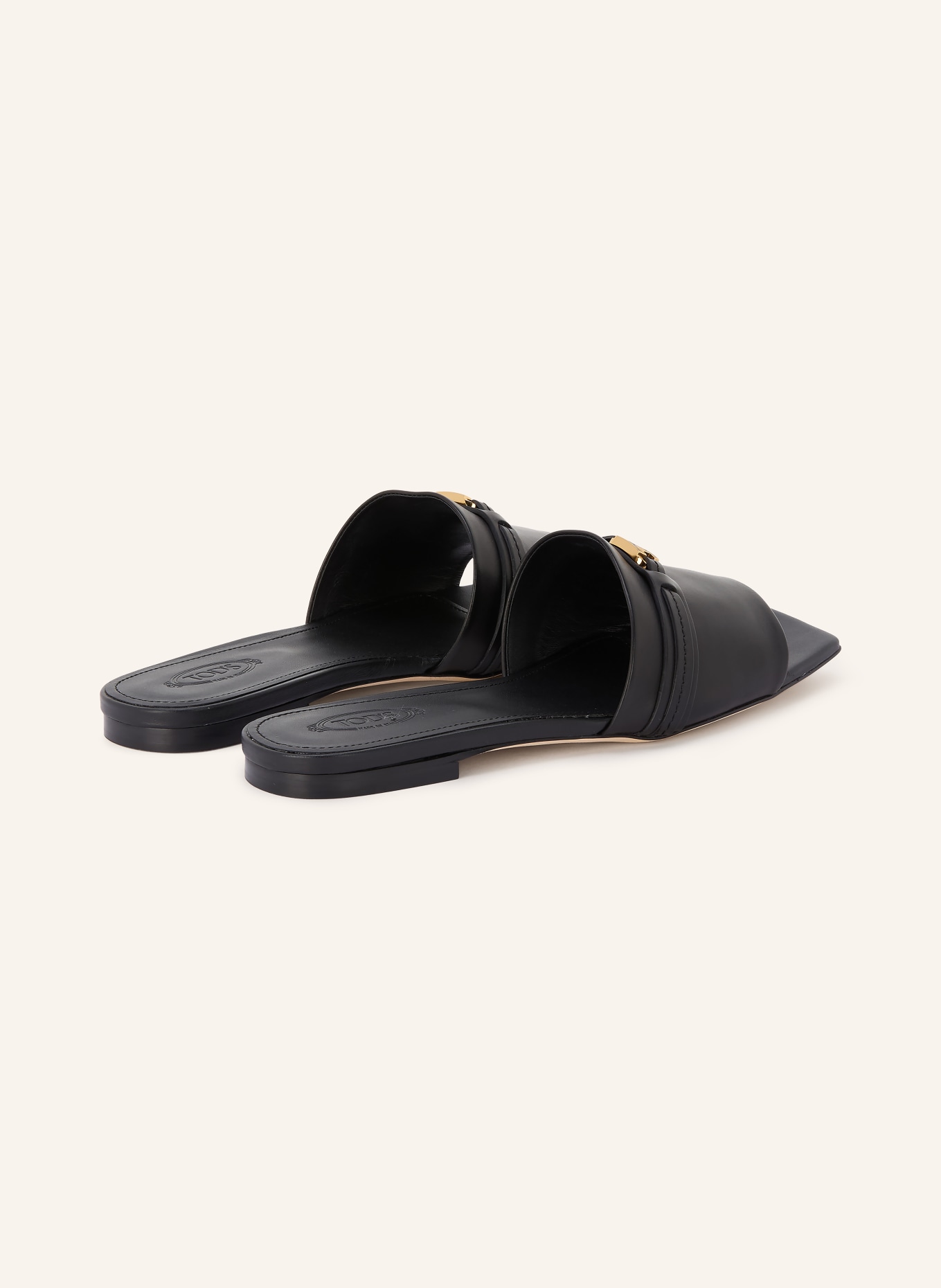 TOD'S Pantoletten: SCHWARZ