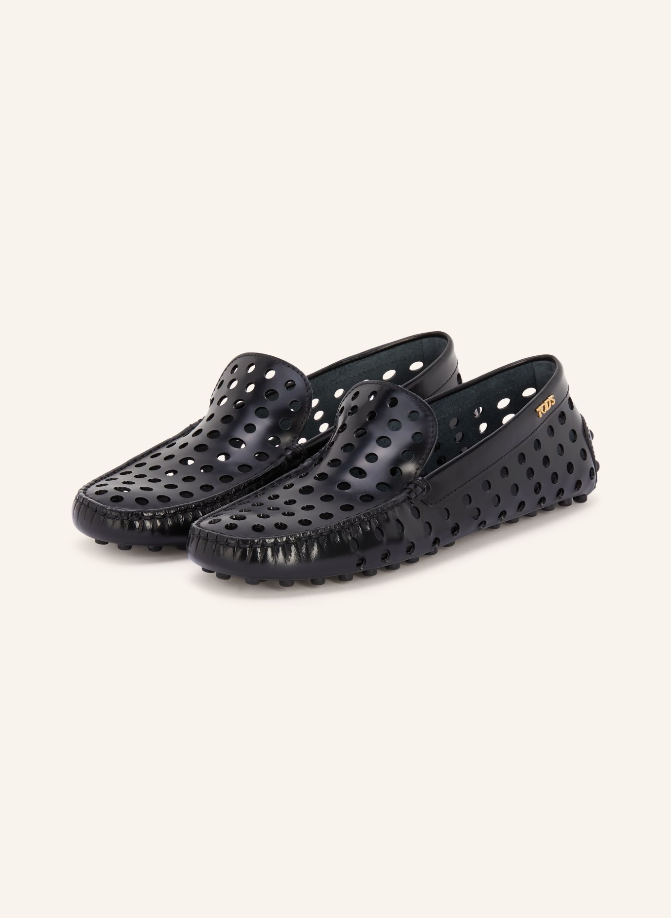 TOD'S Slipper GOMMINO: SCHWARZ