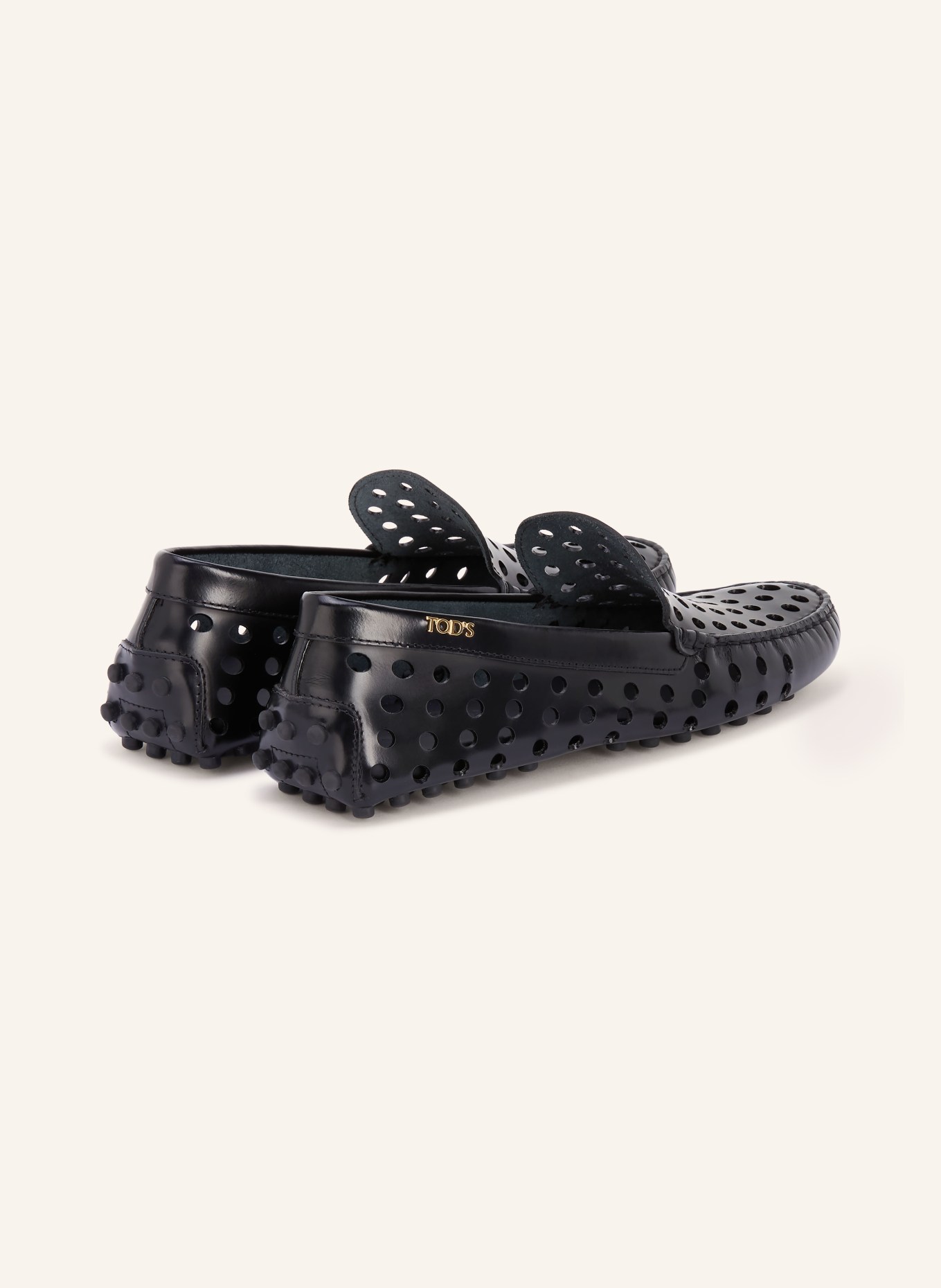 TOD'S Slipper GOMMINO: SCHWARZ