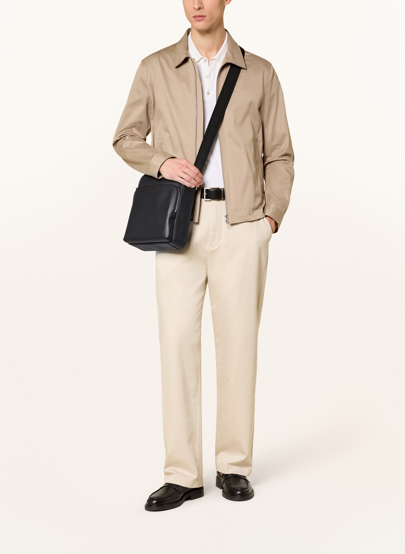 BOSS NEW CROSSTOWN shoulder bag: BLACK / SILVER