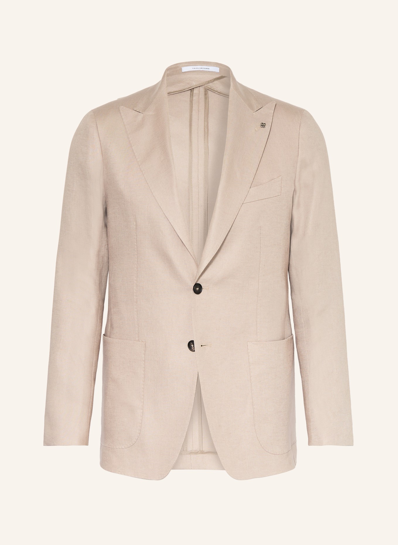 TAGLIATORE Linen Blazer, Extra Slim Fit: BEIGE