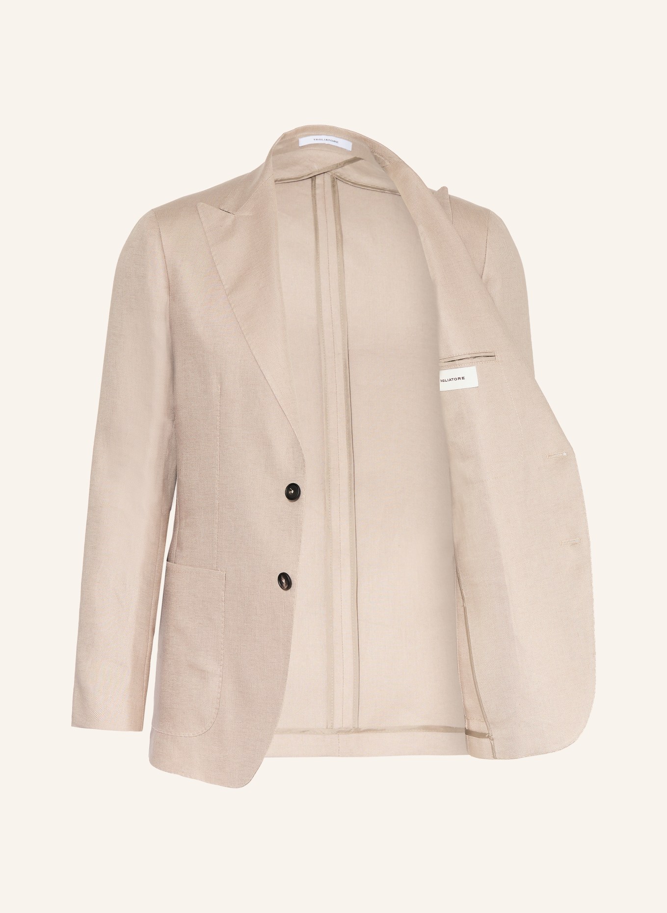 TAGLIATORE Linen Blazer, Extra Slim Fit: BEIGE