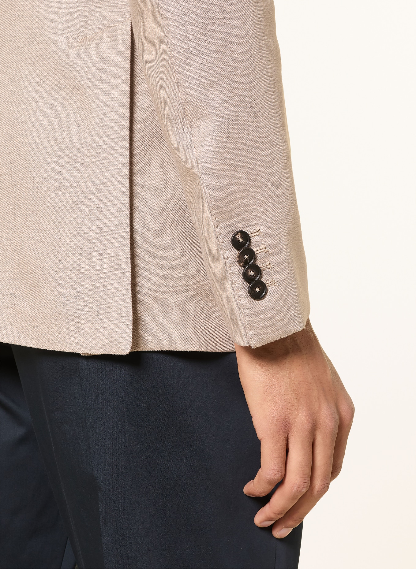 TAGLIATORE Linen Blazer, Extra Slim Fit: BEIGE