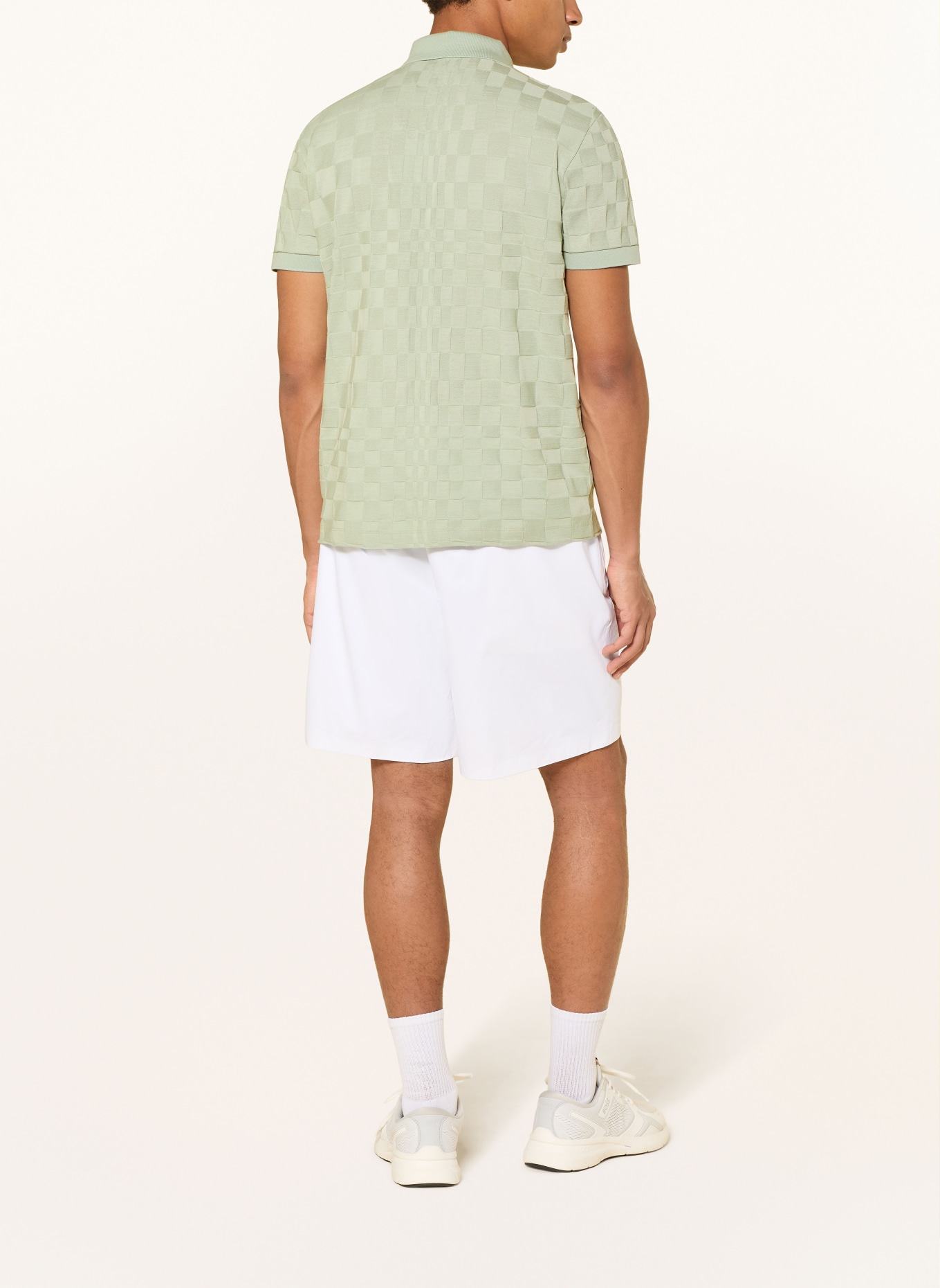 BOSS SPIRIT Knit Polo Shirt: GREEN