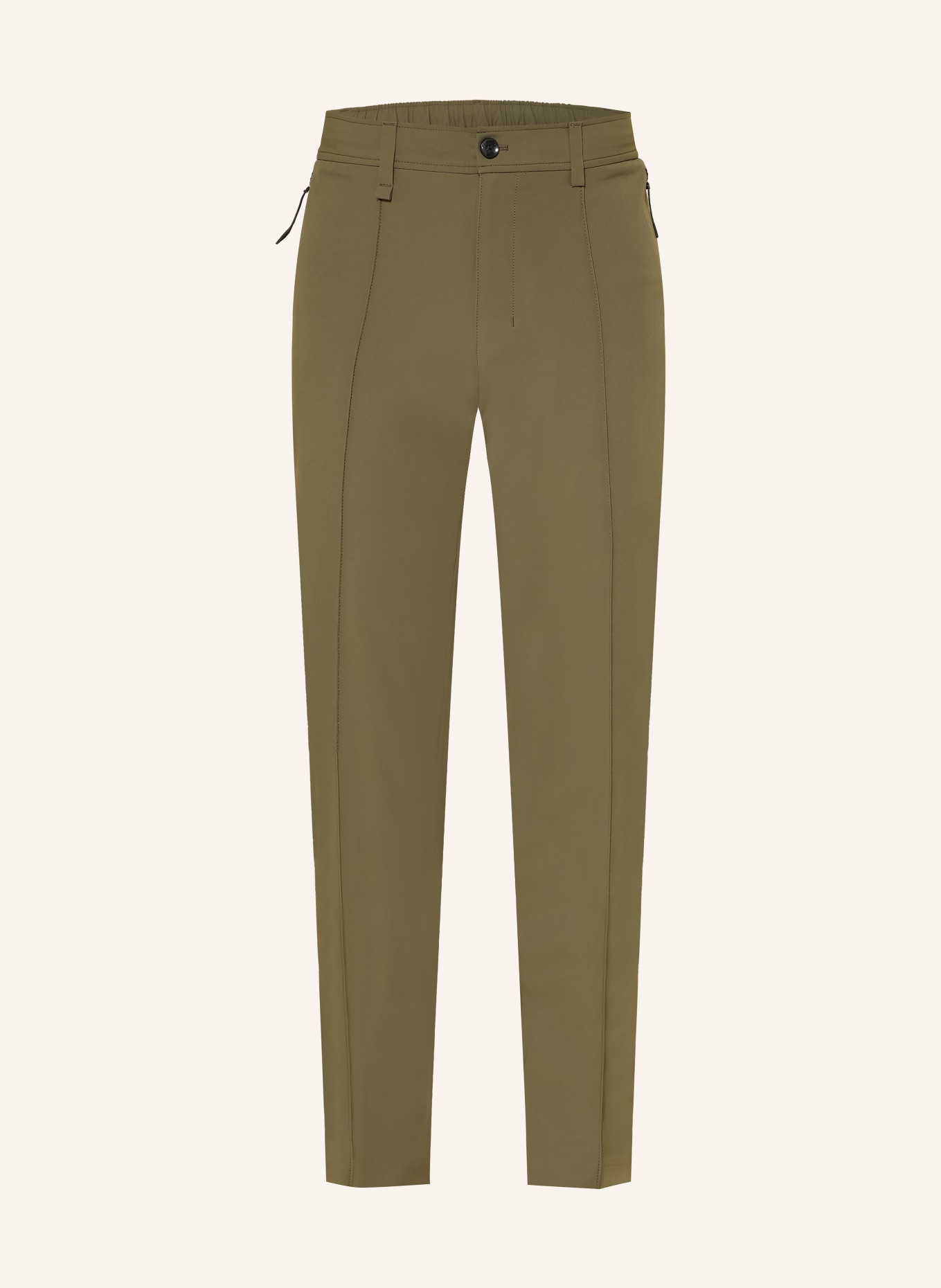 BOSS SPIRIT Tapered Fit Pants: OLIVE