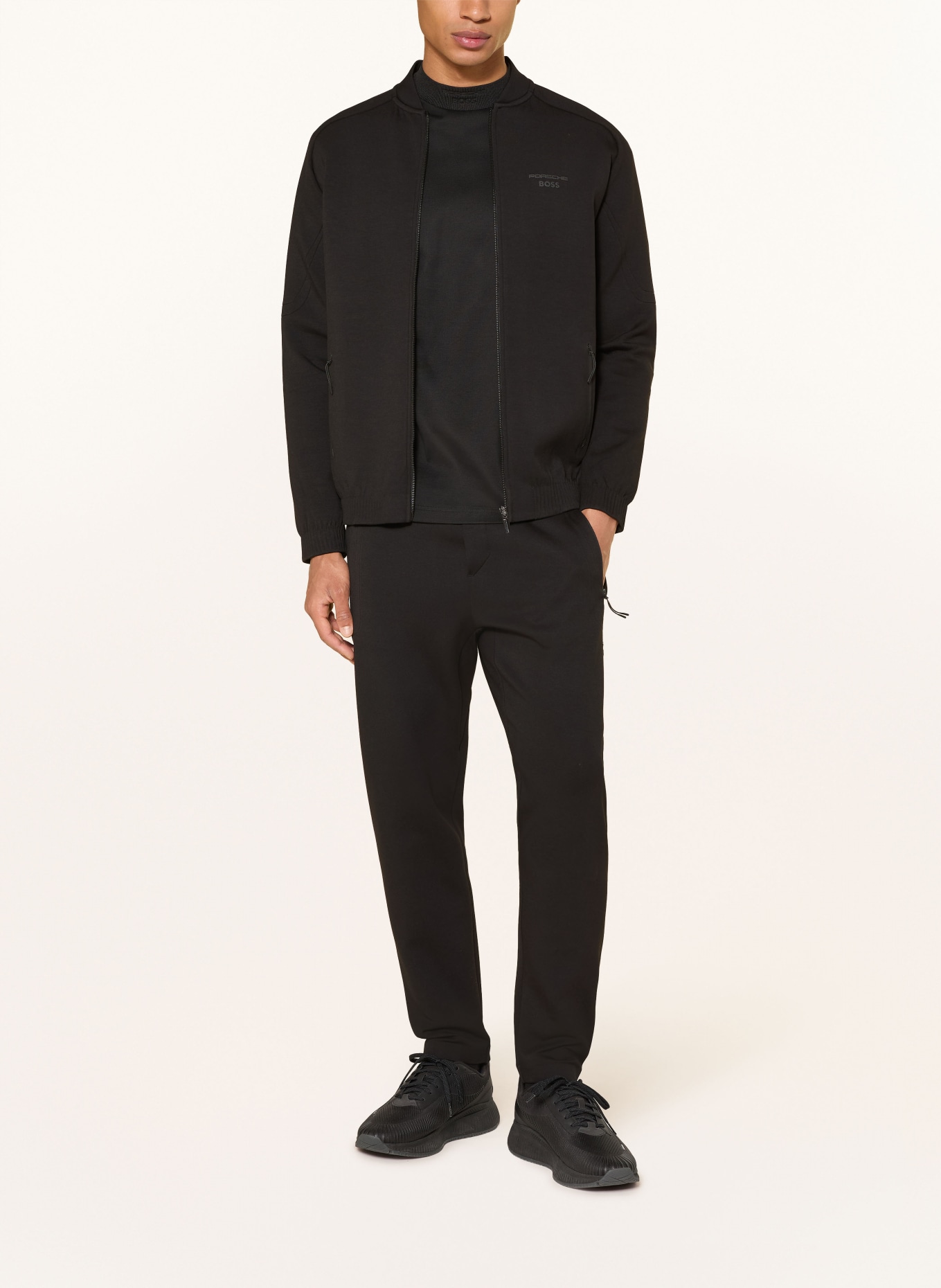 BOSS SPIRIT Sweatpants: BLACK