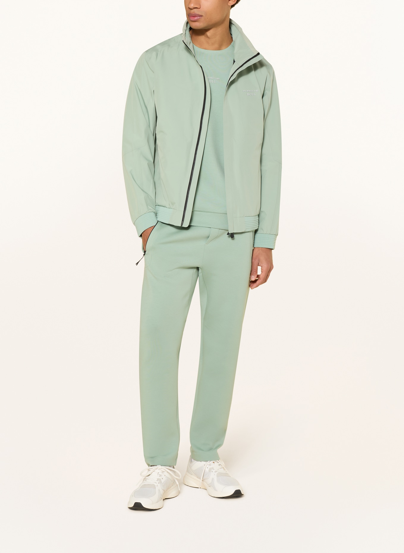 BOSS Bomber jacket: LIGHT GREEN