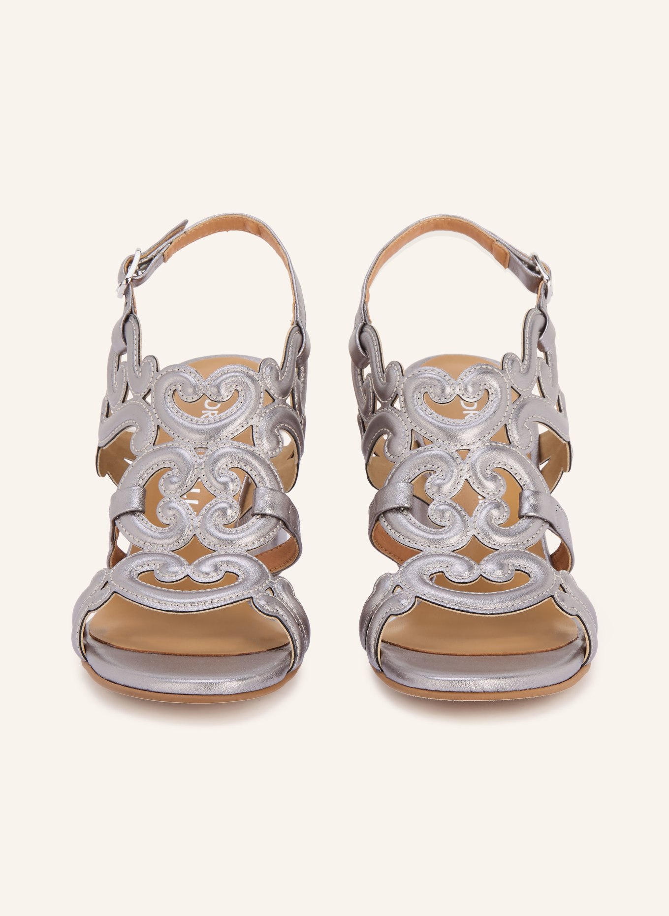 PEDRO MIRALLES NAPA METAL Ankle Boots with Cutouts: SILVER