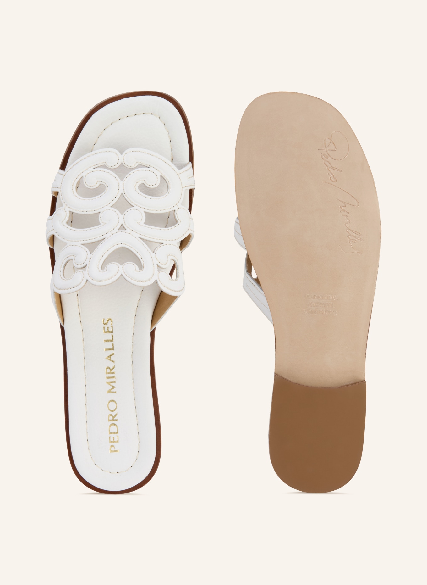 PEDRO MIRALLES ATENEA mules: WHITE