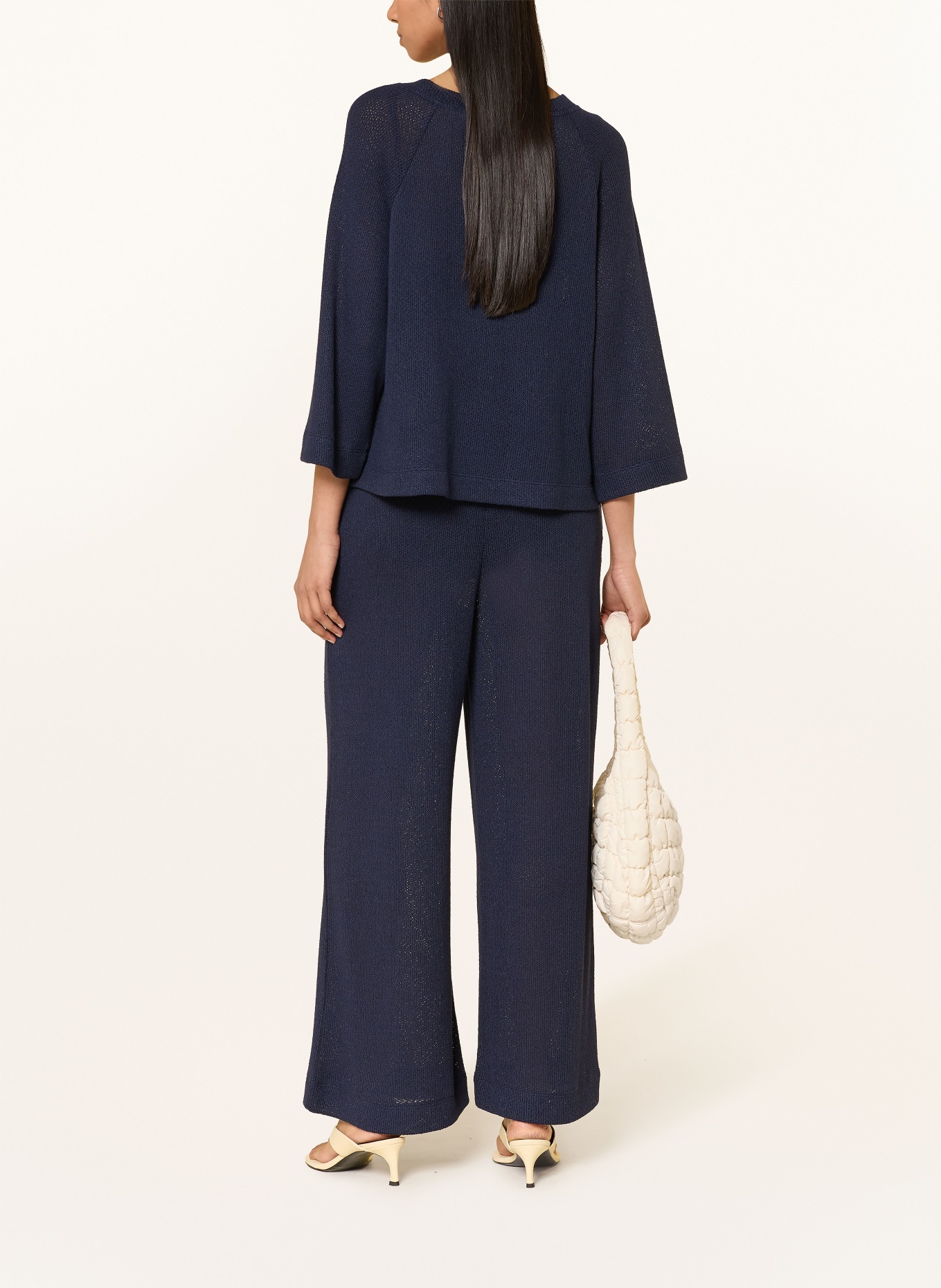 Rich & Royal pletené tričko: TMAVĚ MODRÁ