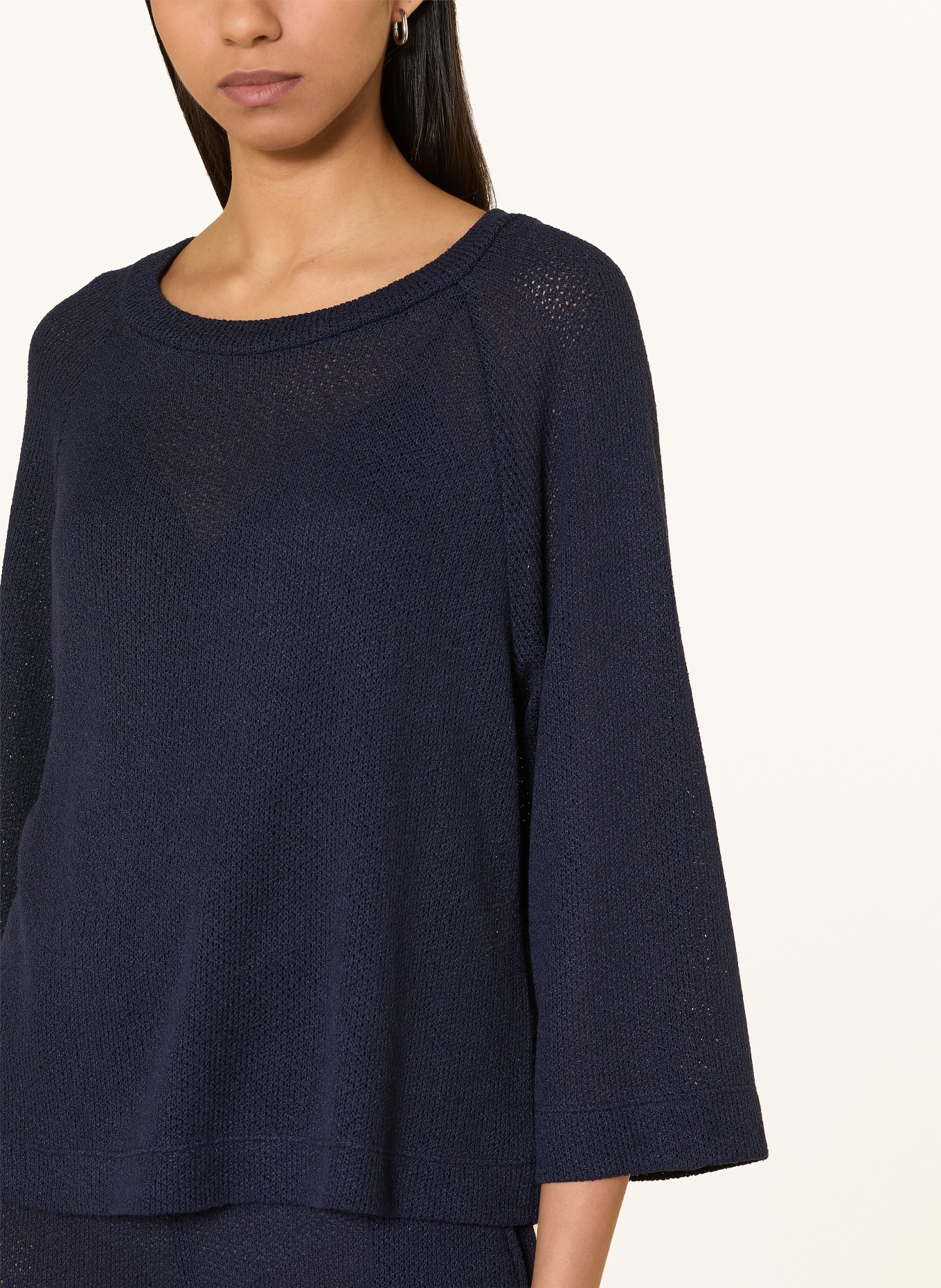 Rich & Royal pletené tričko: TMAVĚ MODRÁ