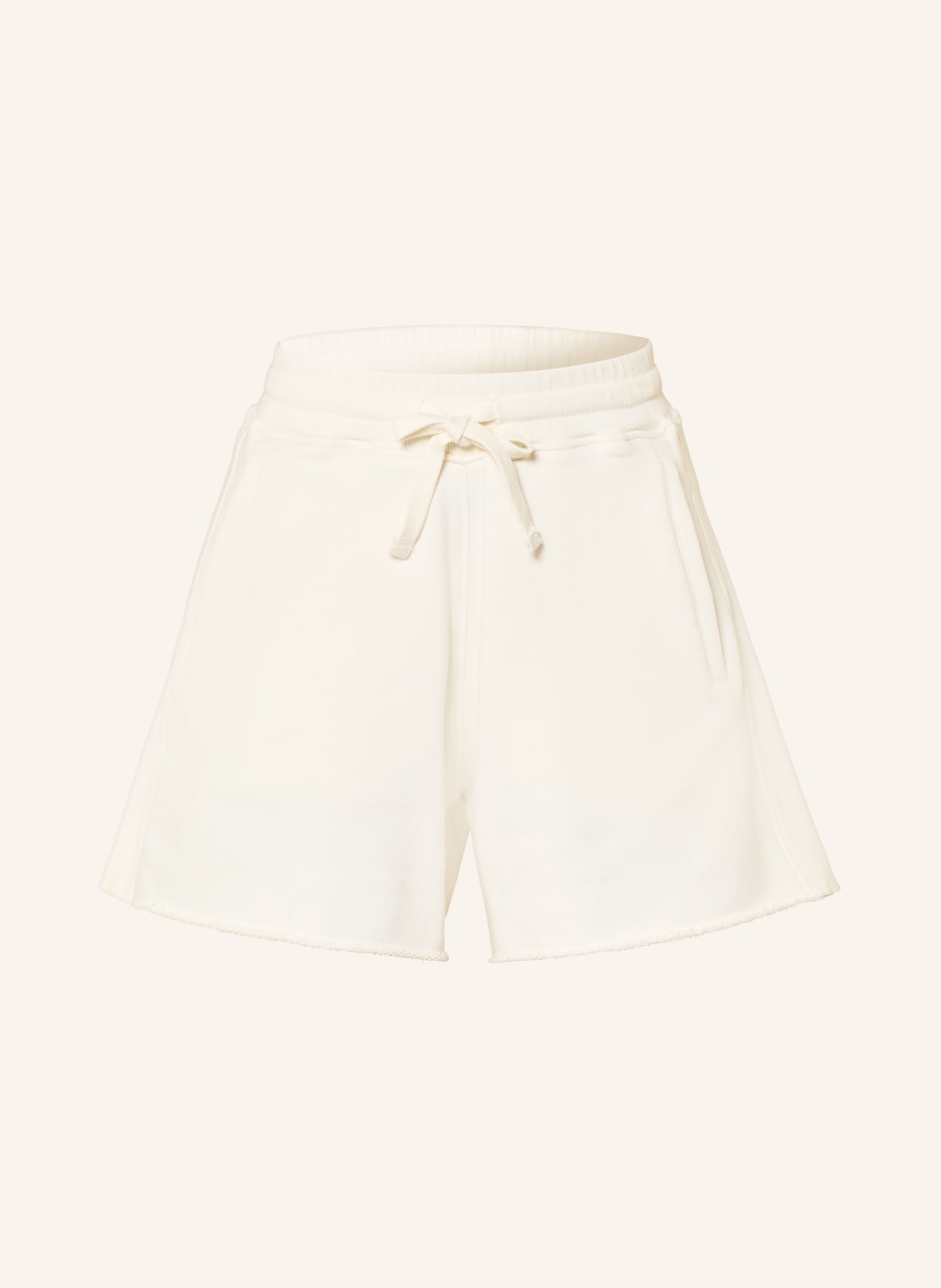 Rich & Royal Sweatshorts: ECRU