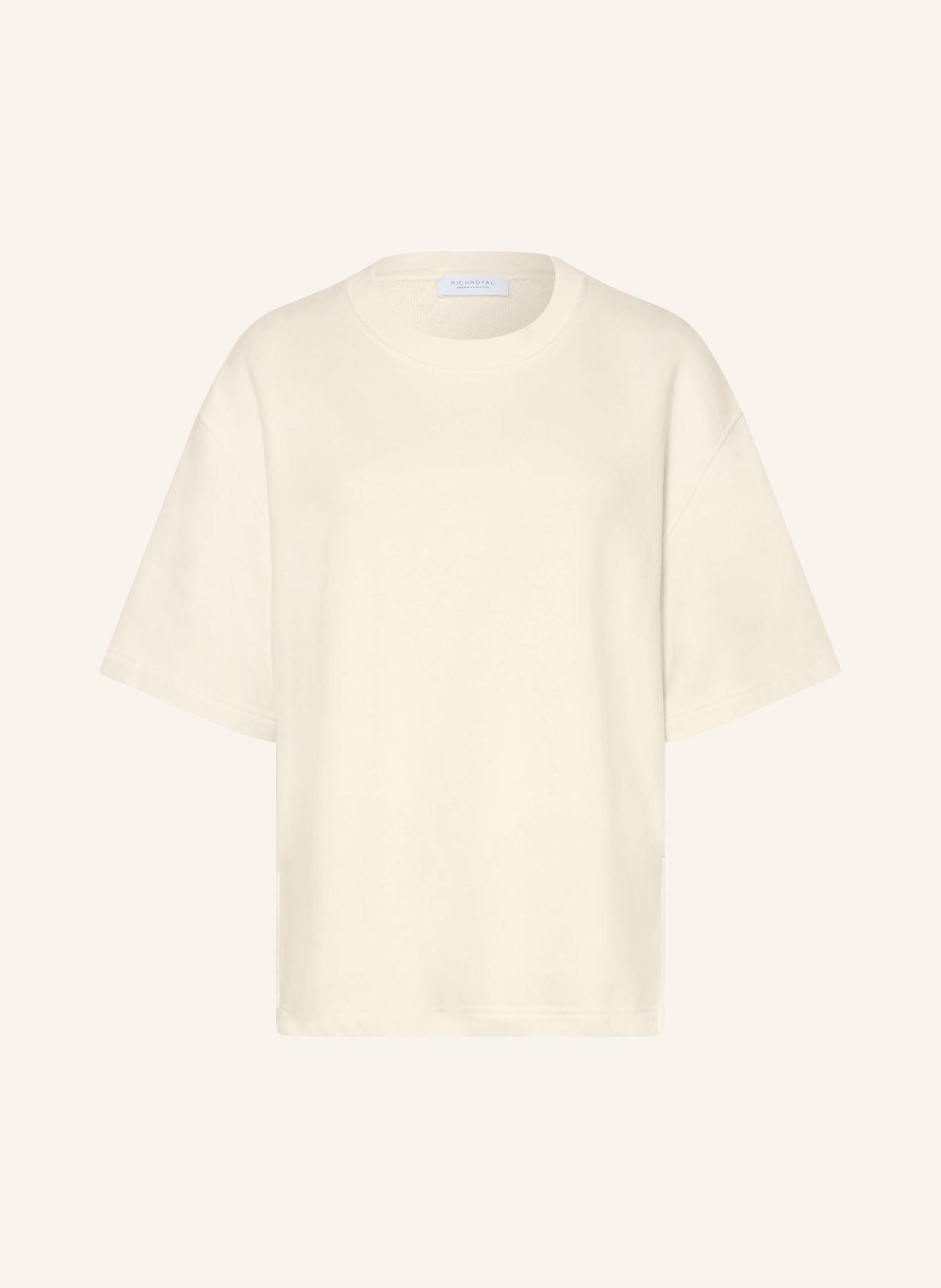 Rich & Royal Sweatshirt: CREME