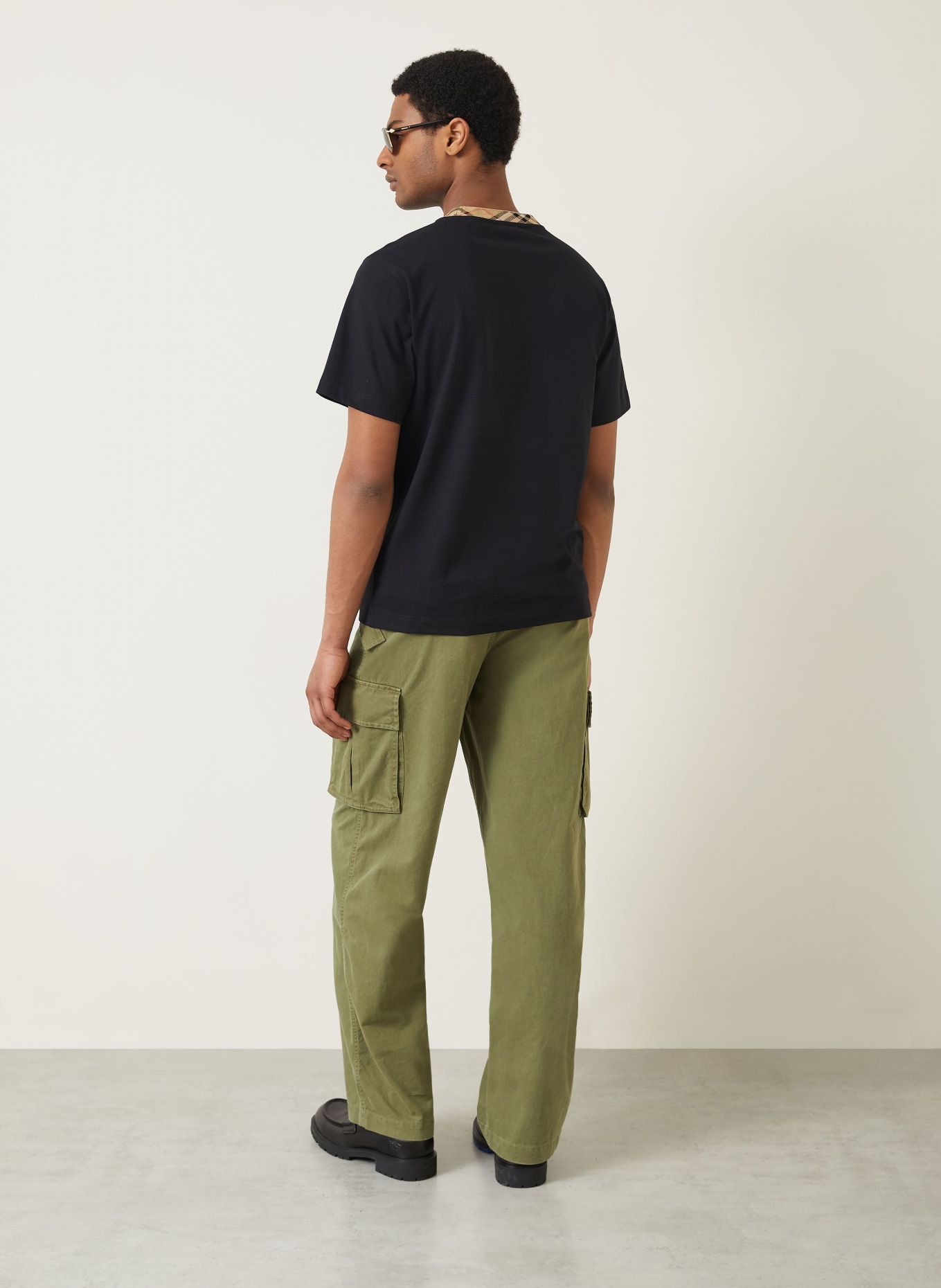 BURBERRY T-Shirt RYAN: SCHWARZ / BEIGE / ROT