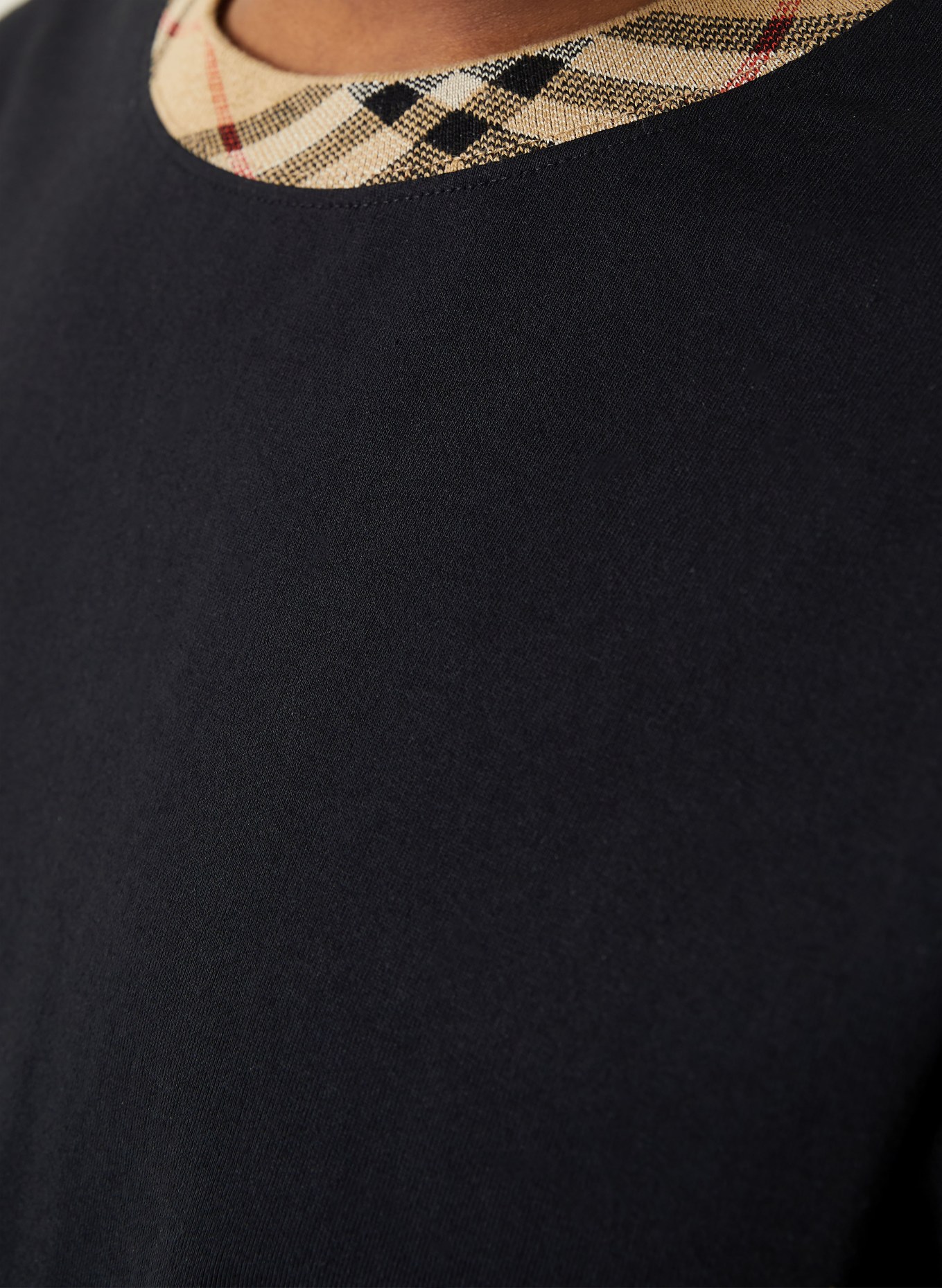 BURBERRY T-Shirt RYAN: SCHWARZ / BEIGE / ROT