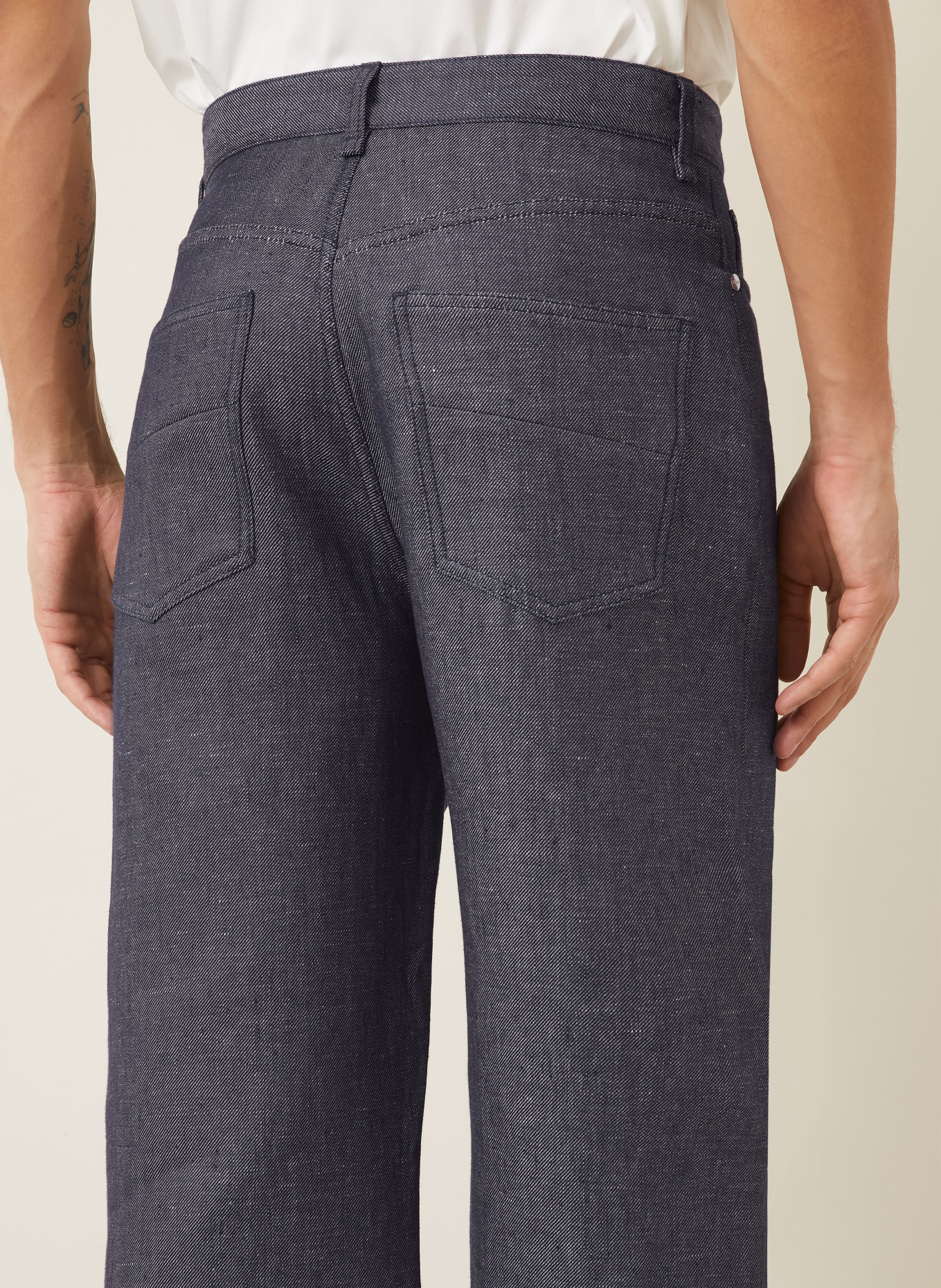 FENDI Jeans met normale pasvorm: DONKERBLAUW
