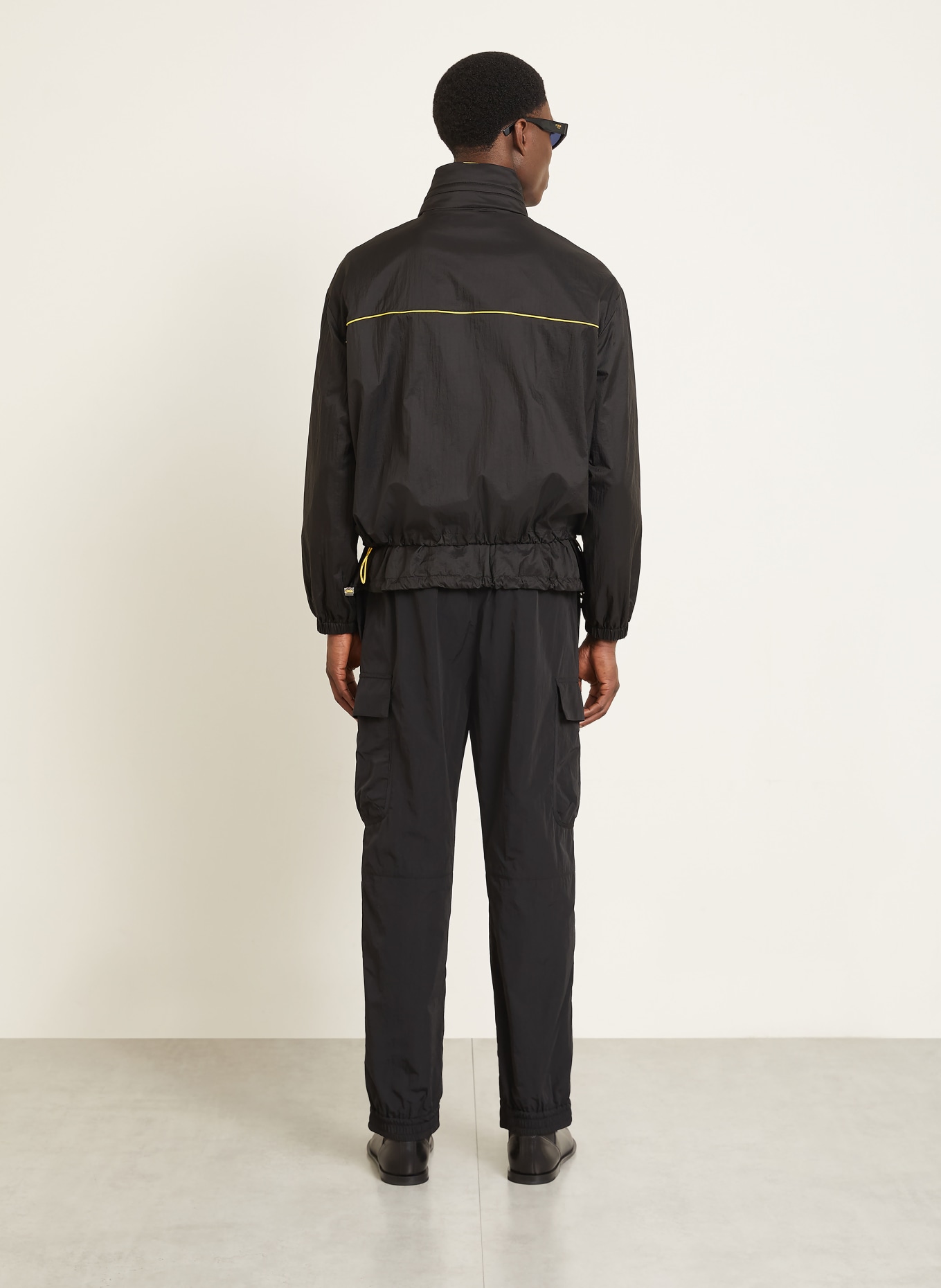 FENDI Blouson zum Wenden: SCHWARZ / DUNKELGRAU