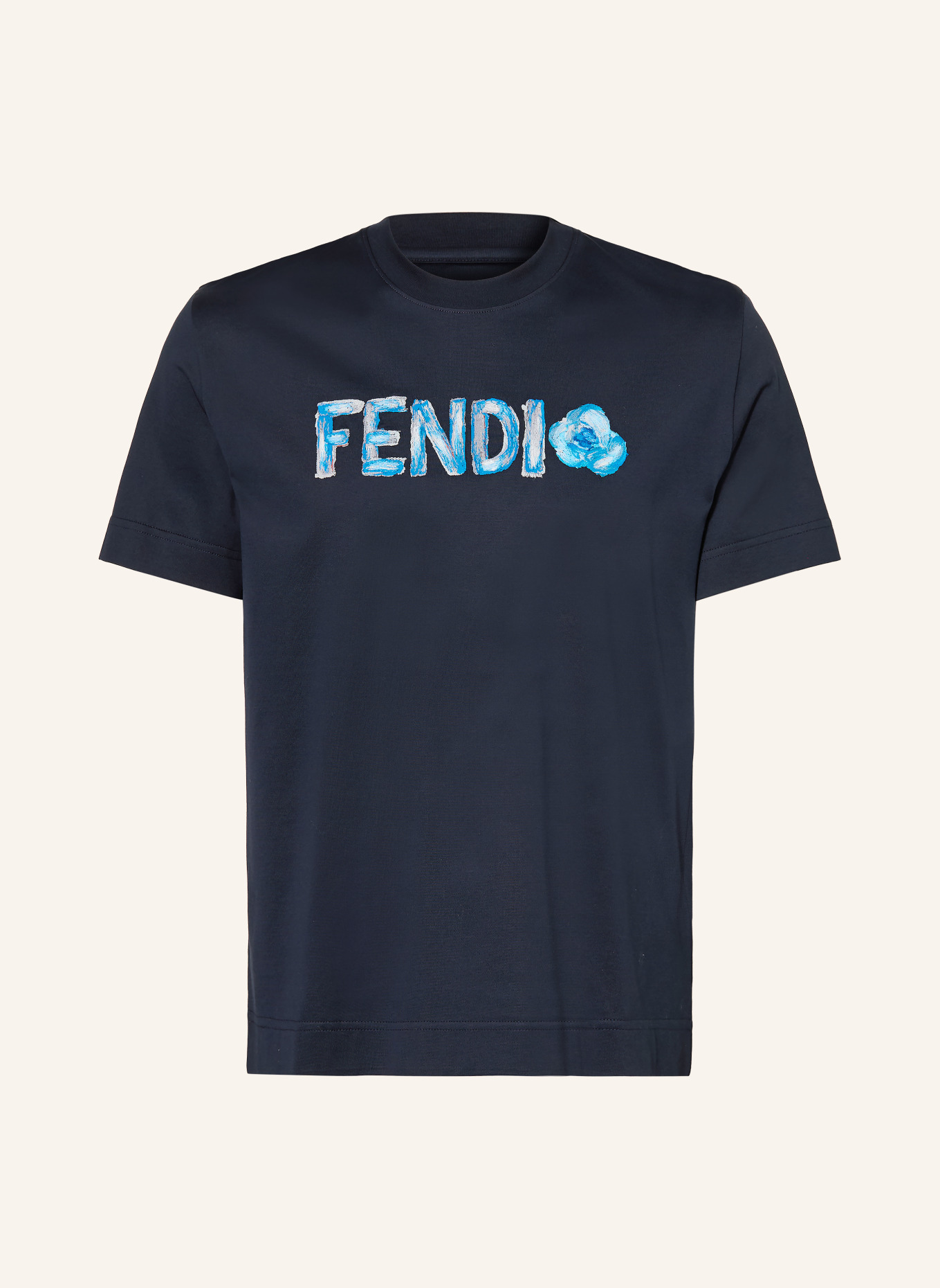 FENDI T-Shirt: DUNKELBLAU