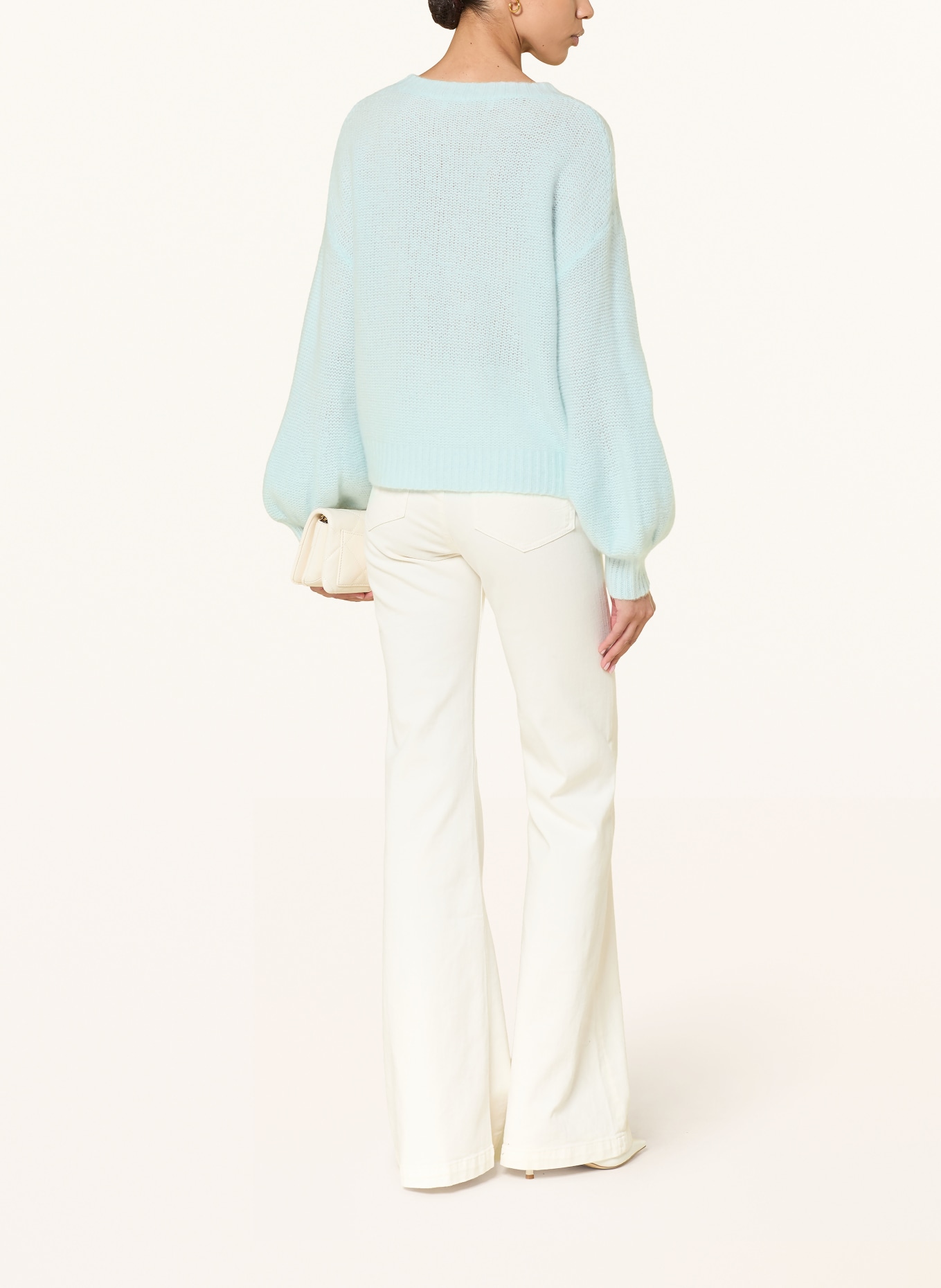 HERZENS Svetr s kašmírem: TMAVĚ MODRÁ