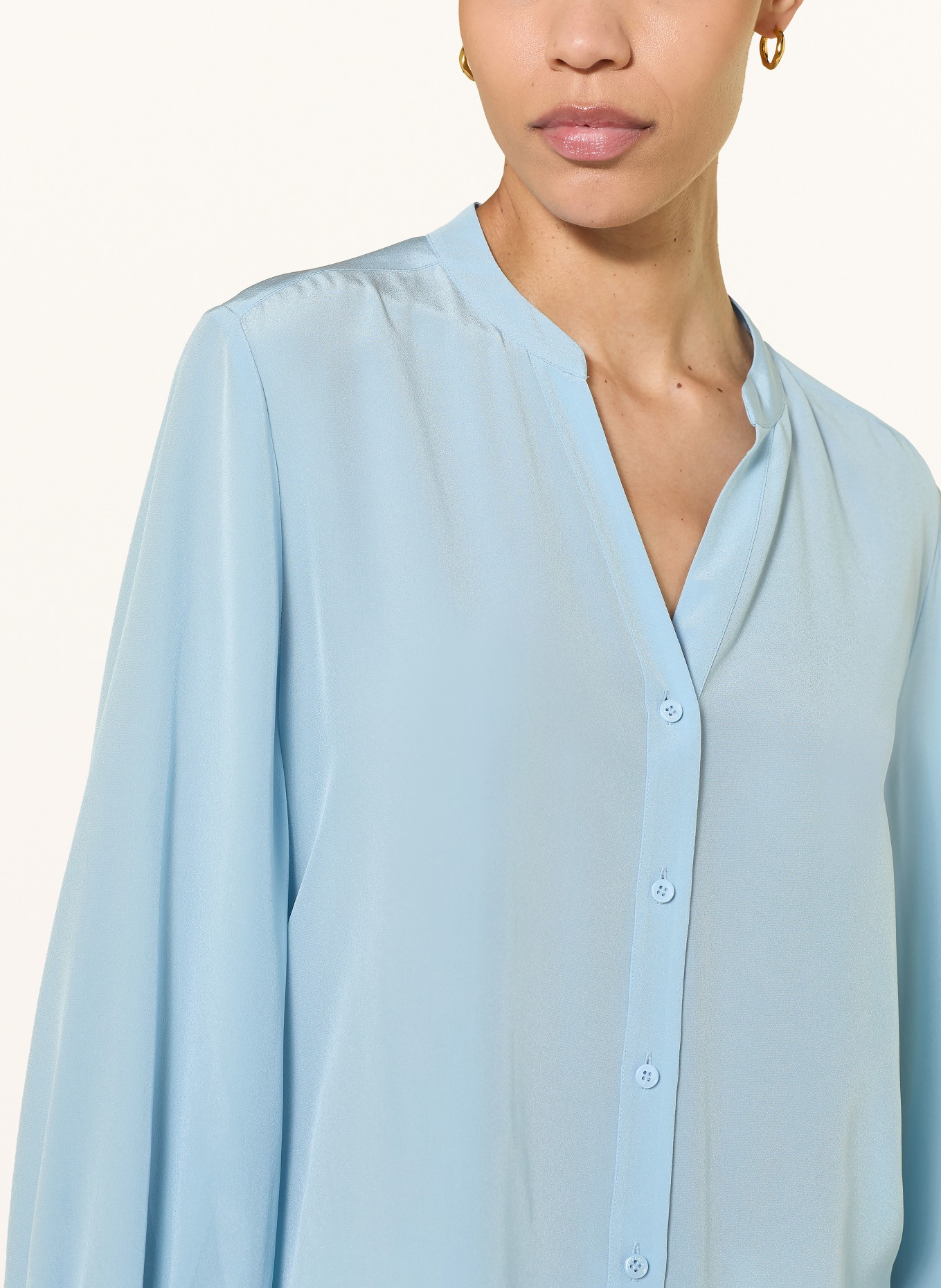 HERZENS blouse: LICHTBLAUW