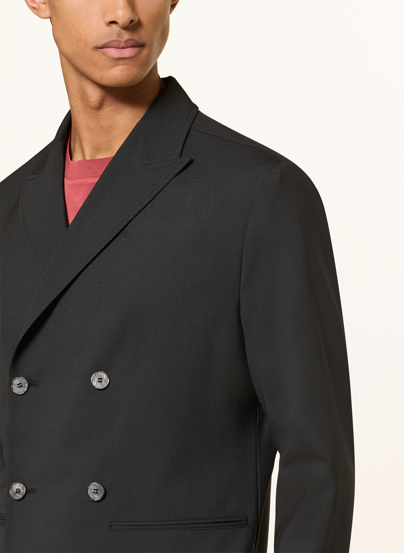 DIGEL move Anzugsakko BIANCO Modern Fit: 10 SCHWARZ