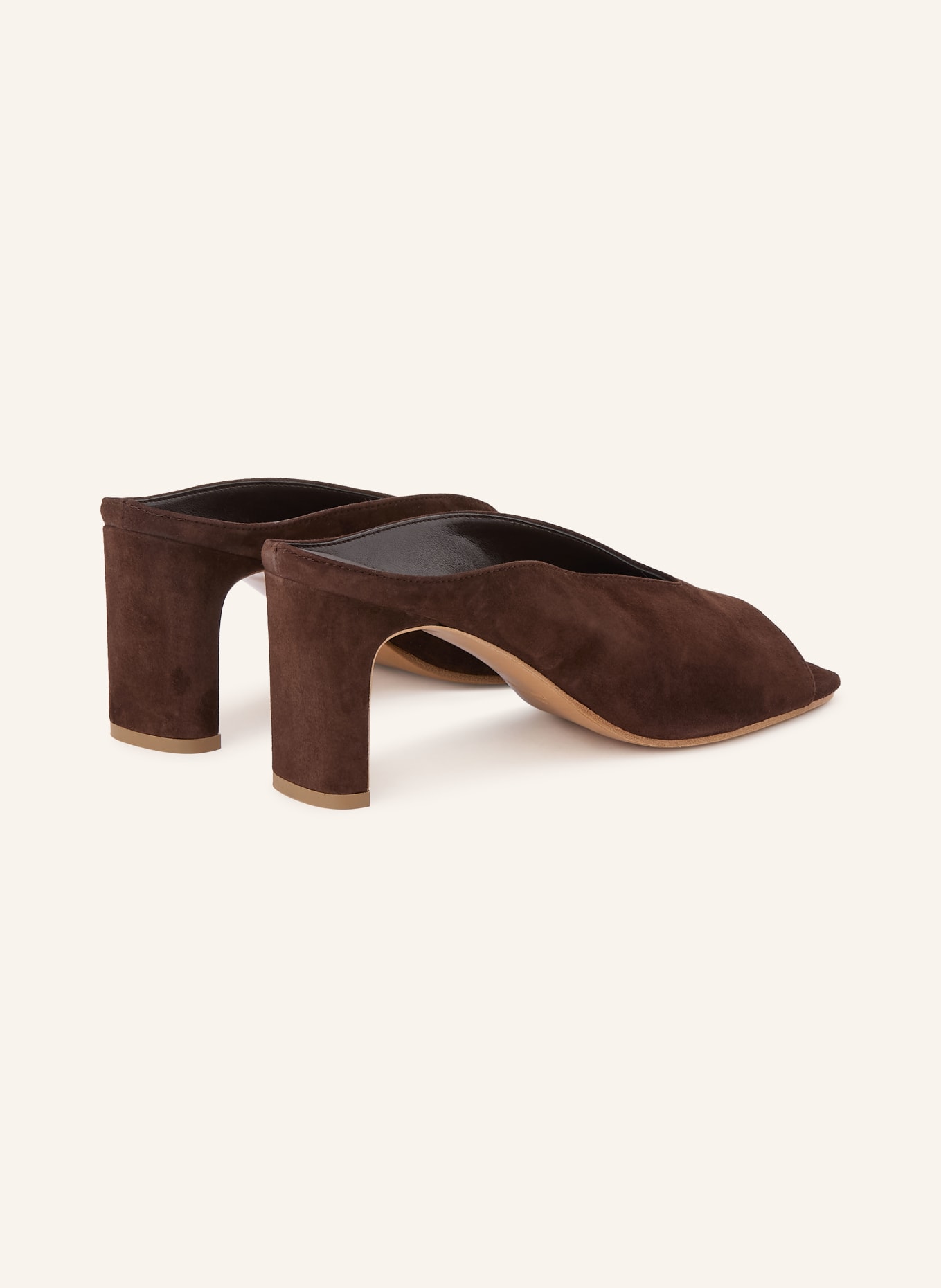 MRS & HUGS Mules: MARRON FONCÉ