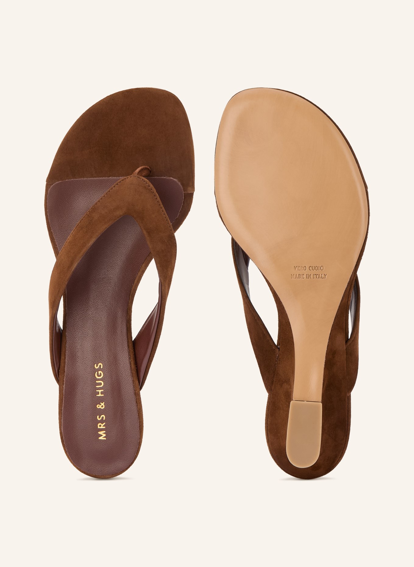 MRS & HUGS toe separators: BROWN