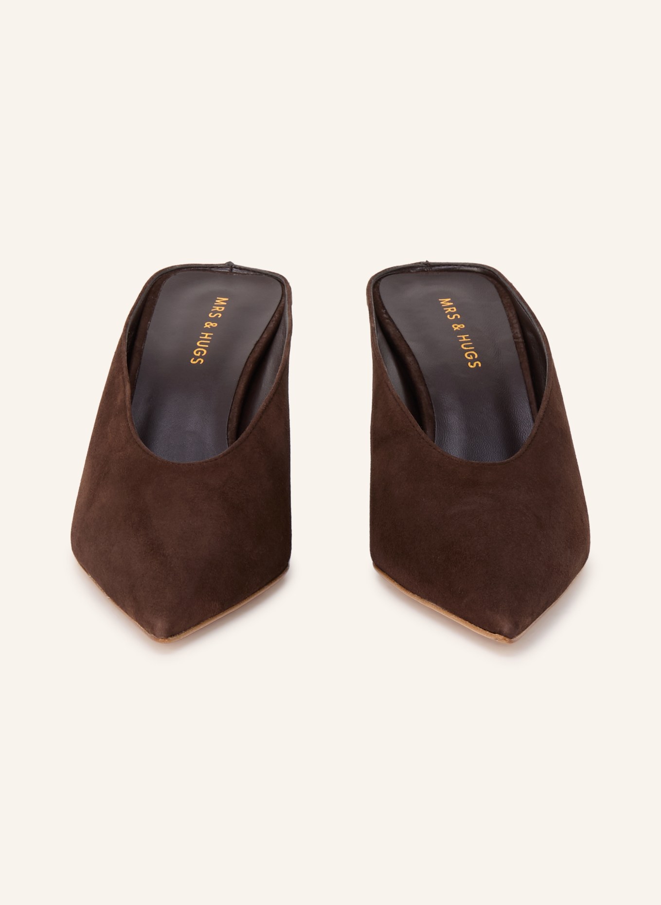 MRS & HUGS Wedge heels: DARK BROWN
