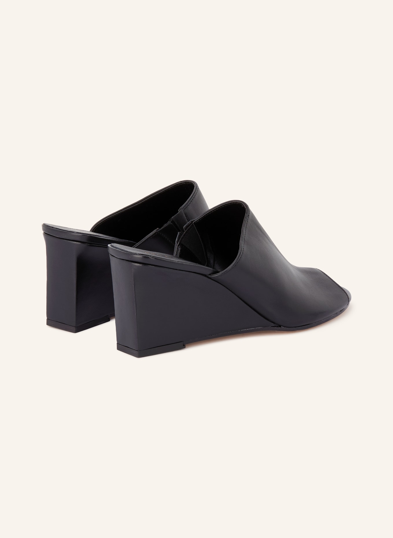 MRS & HUGS Wedge heels: BLACK