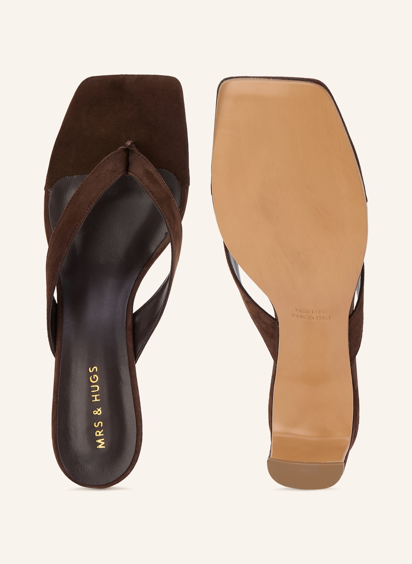 MRS & HUGS teenverdelers: MARRON FONCÉ